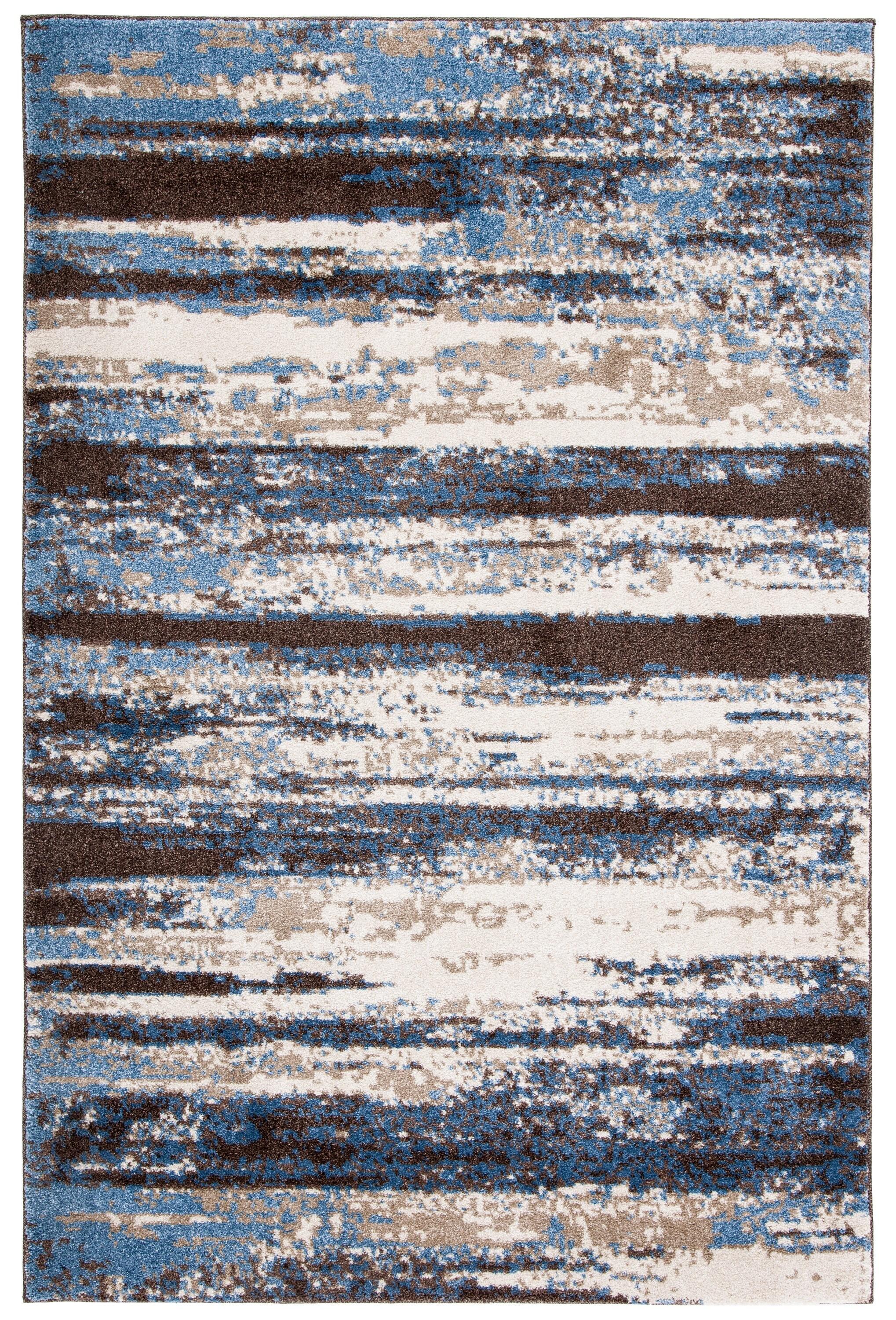 Retro RET2138 Power Loomed Indoor Area Rug - Cream/Blue - 5'3"x8' - Safavieh.