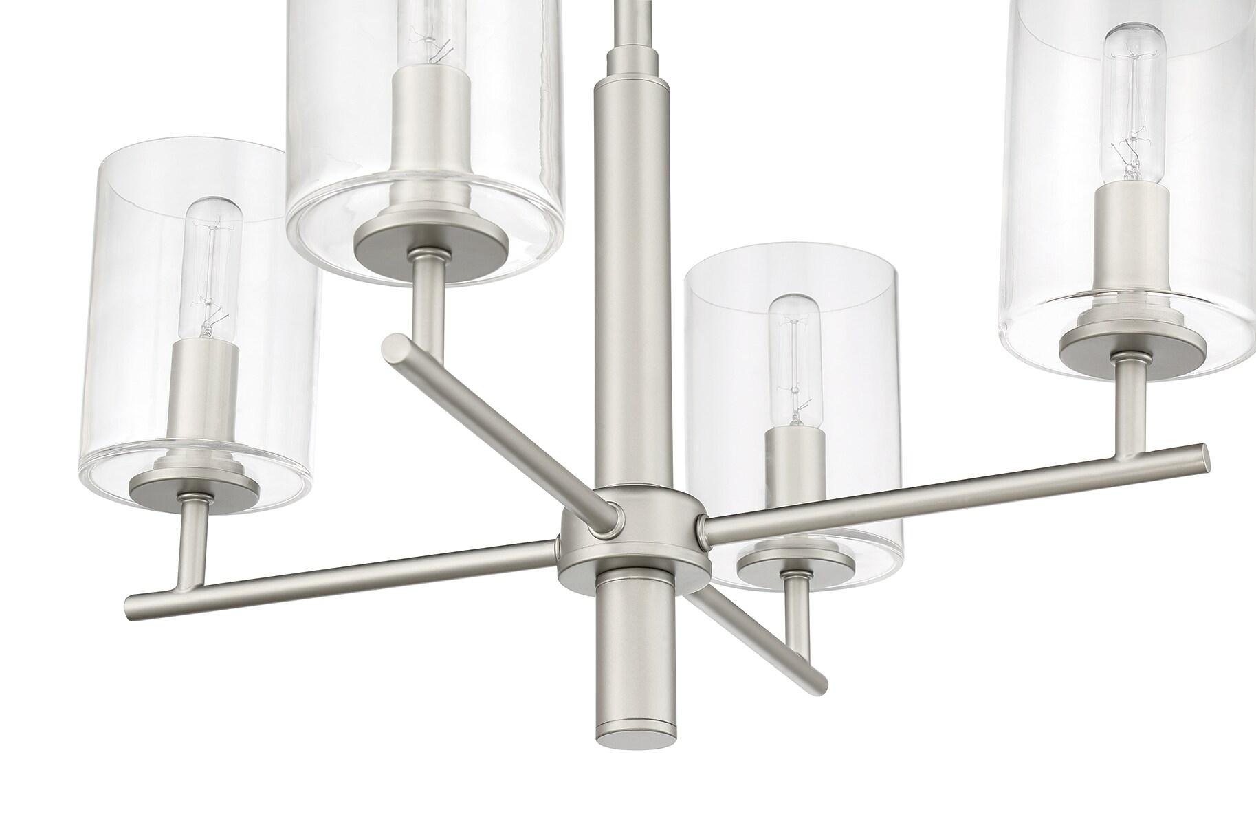 Craftmade Lighting Hailie 4 - Light Chandelier in  Satin Nickel