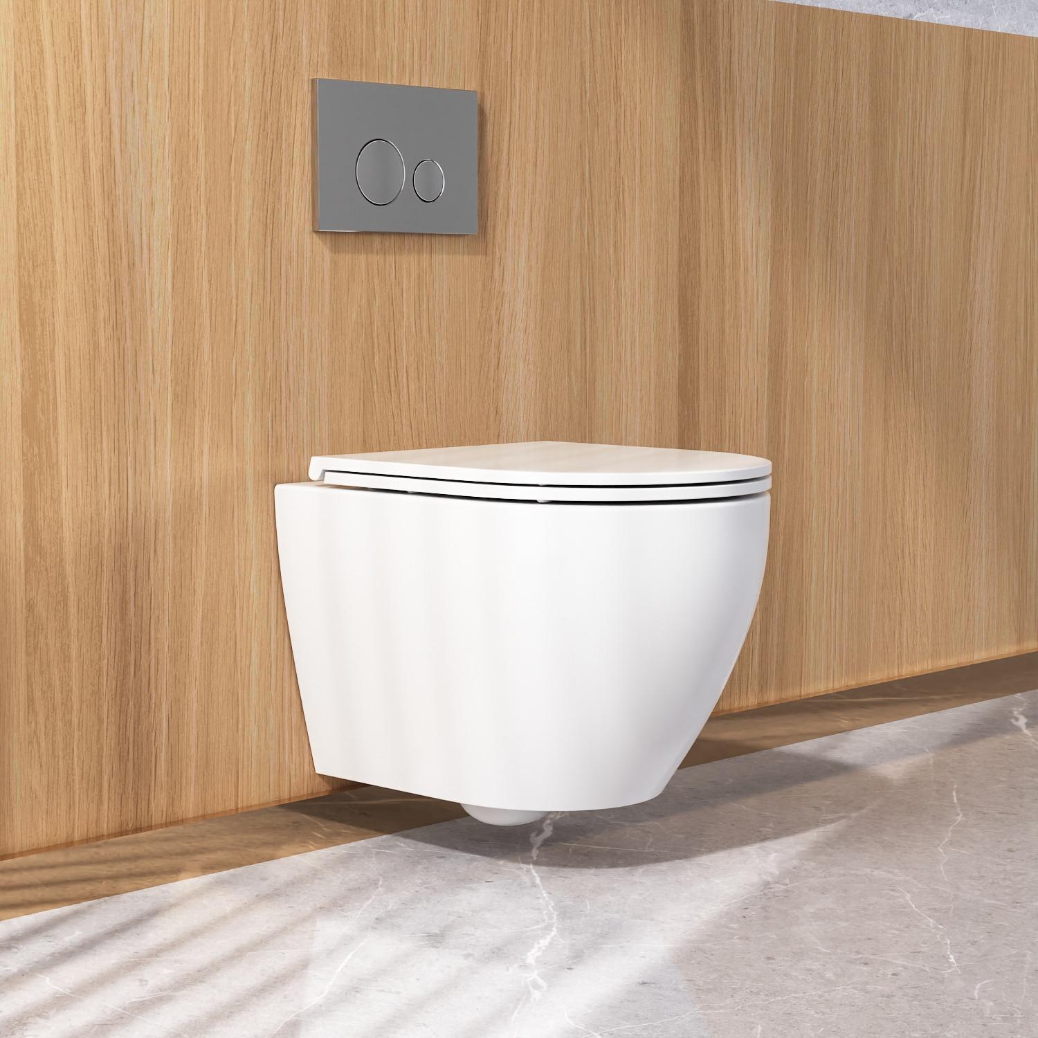 Liberty 1.6 GPF Elongated Wall Hung Toilets (Seat Included)