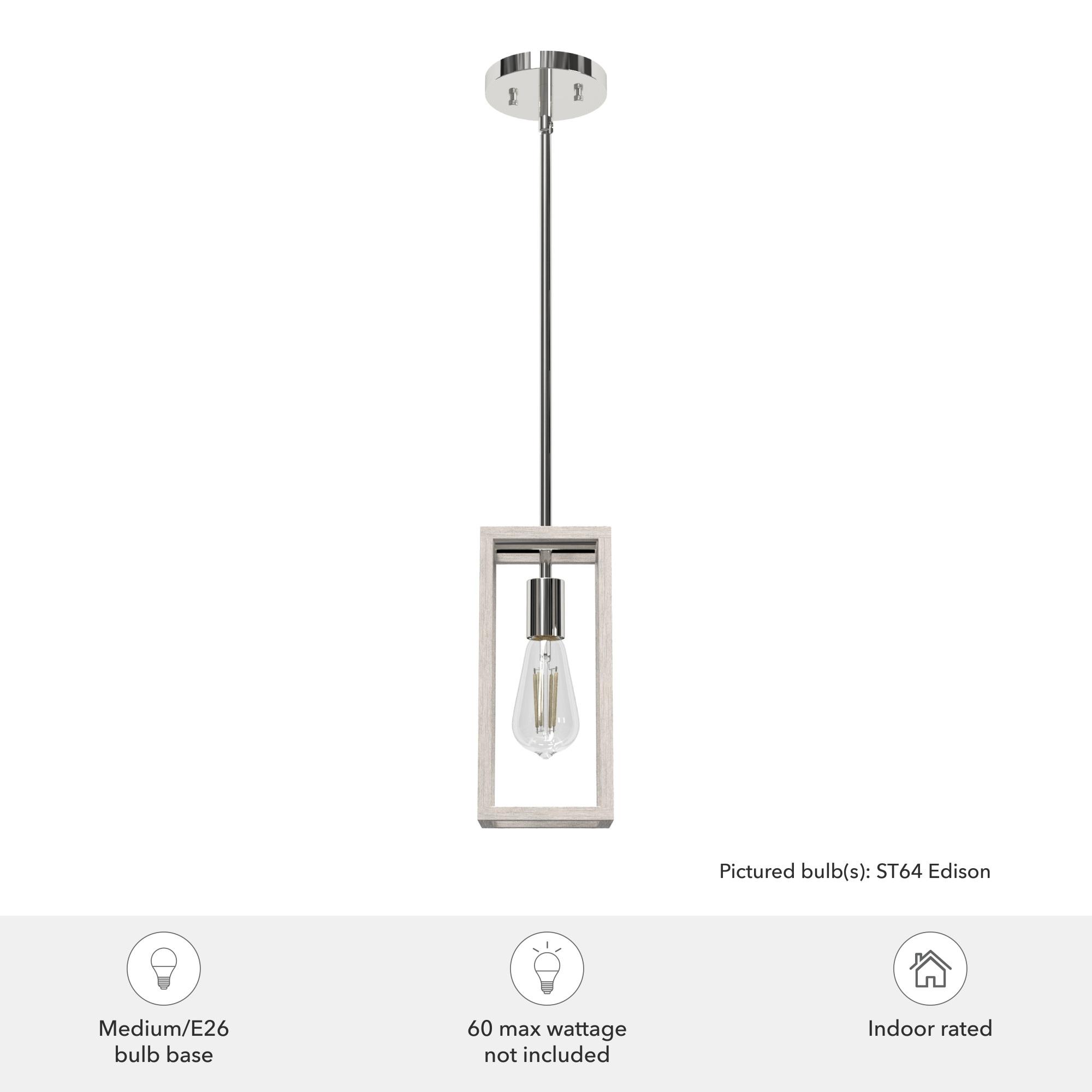 Hunter Fan Squire Manor 1 - Light Rectangle Mini Pendant