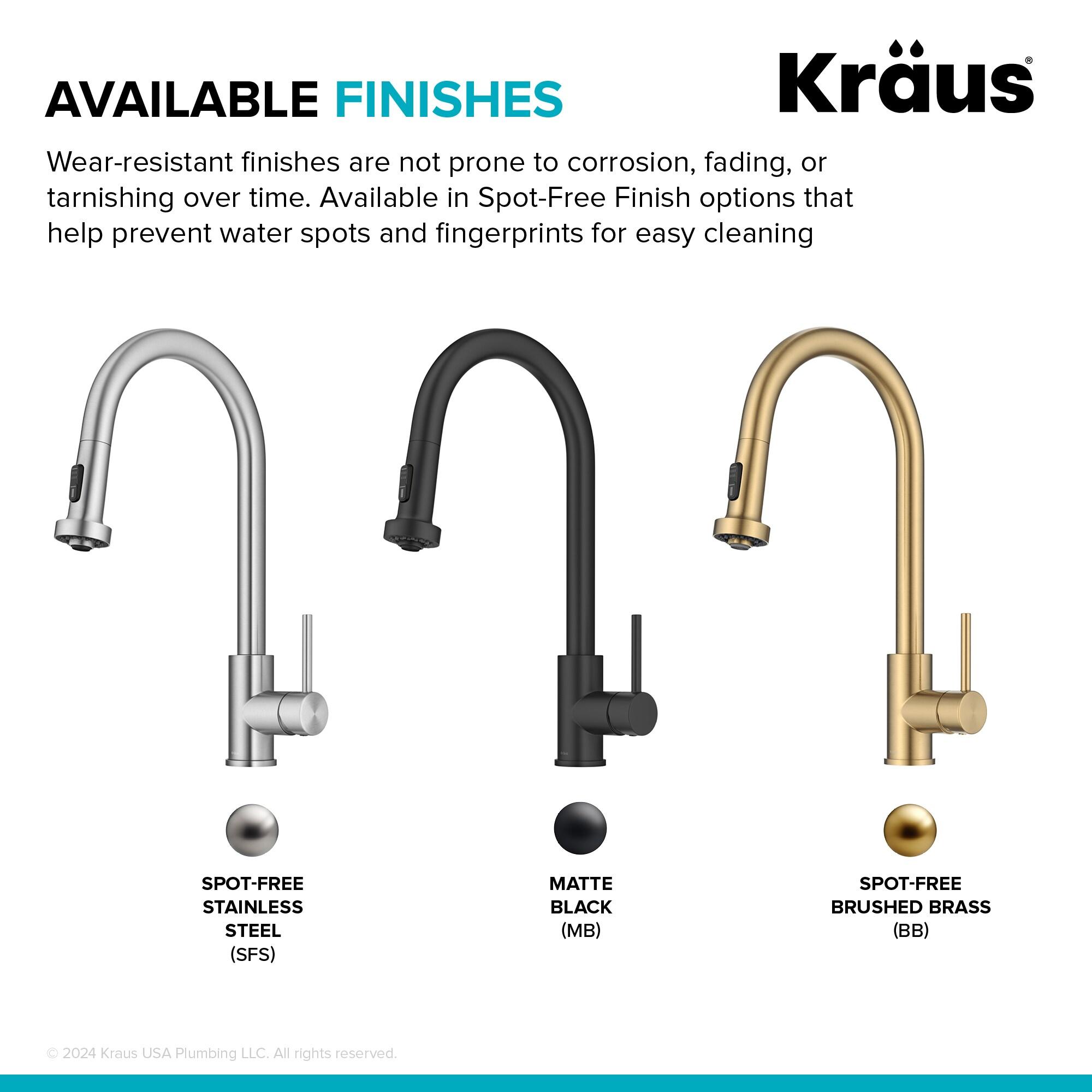 KRAUS Bolden Motion Sensor Single Handle Pull Down Touchless Kitchen Faucet