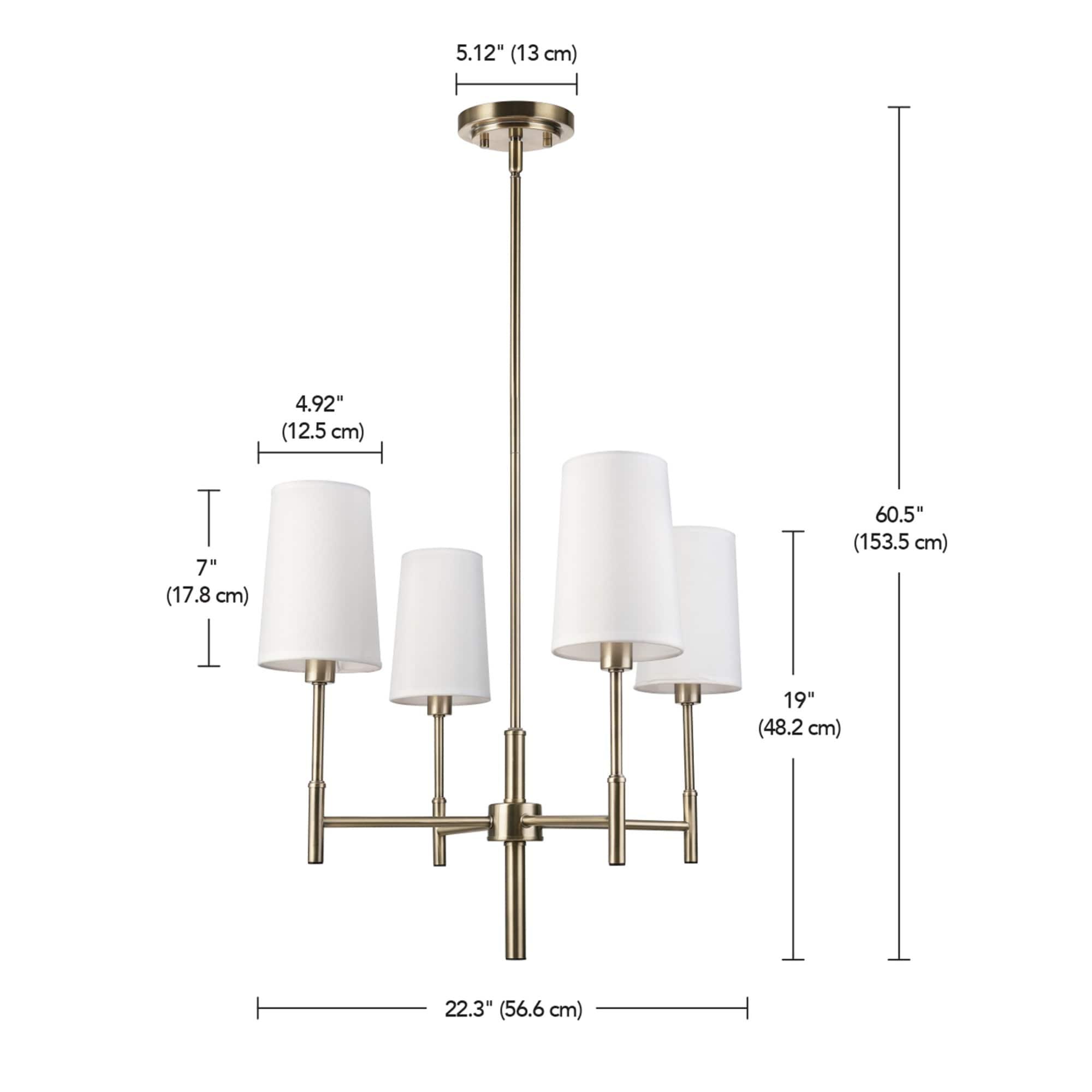 Asuman 4 - Light Dimmable Classic / Traditional Chandelier