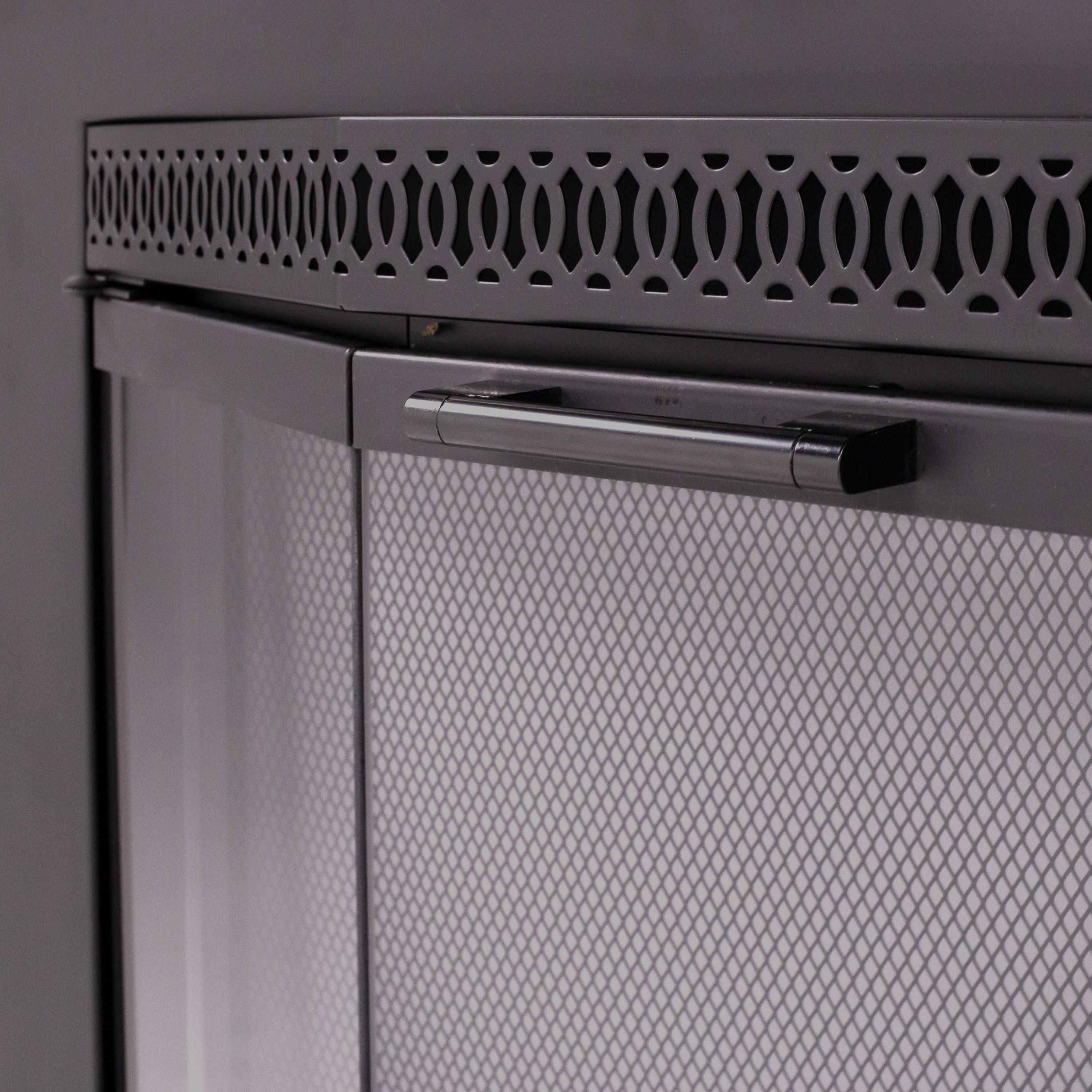 Pleasant Hearth Gavin Collection Fireplace Glass Door