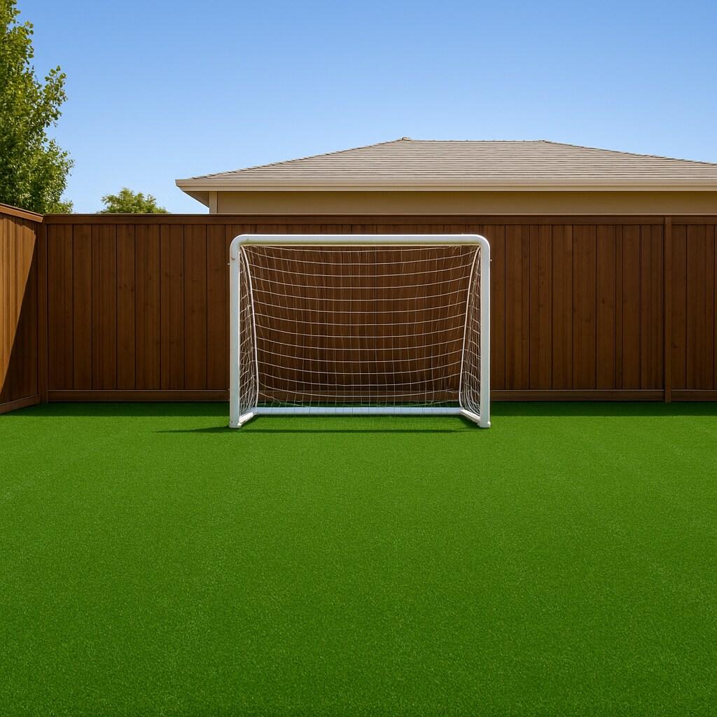 Ottomanson Ottomanson Outdoor Sports & Practice Turf – Waterproof Artificial Grass Mat for Backyard, Patio, and Recreational Use