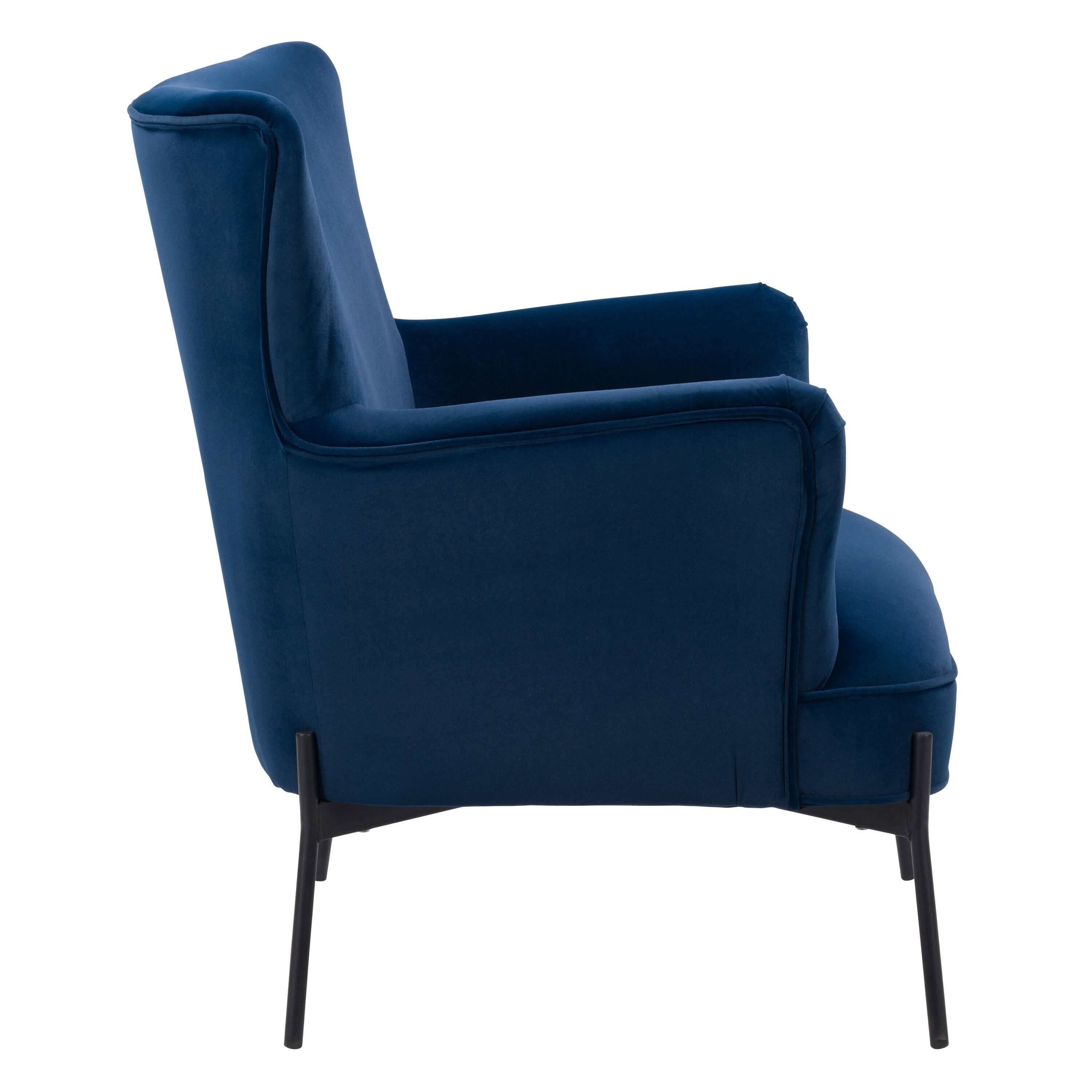 Elwood Wingback Accent Chair - CorLiving