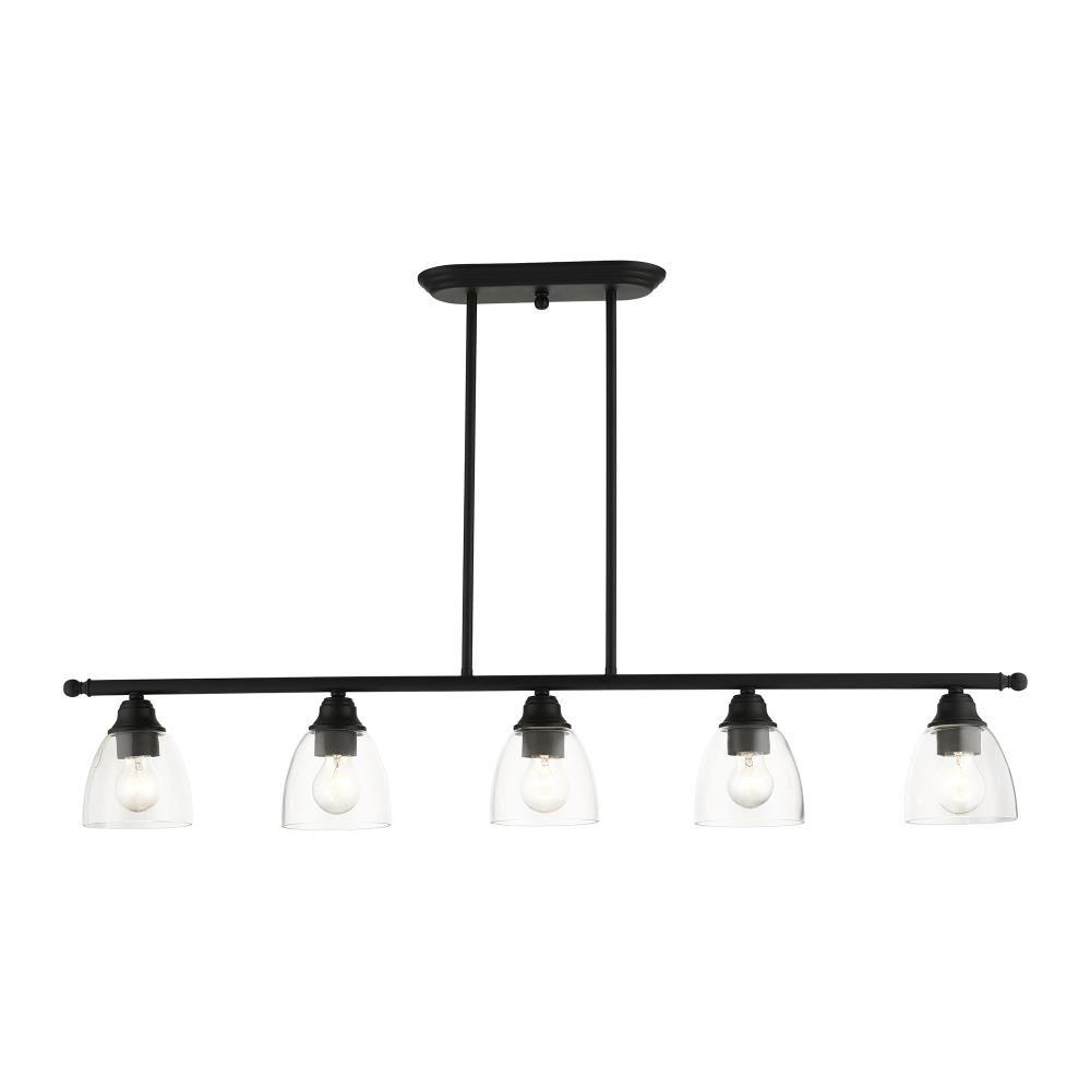 Livex Lighting Montgomery 5 - Light Chandelier in  Black