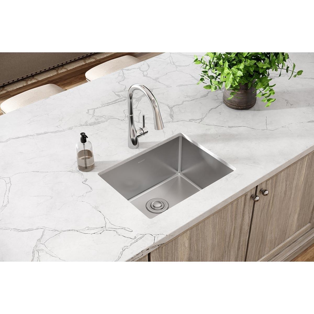 Crosstown 16 Gauge 24" L x 18" W Undermount Kitchen Sink