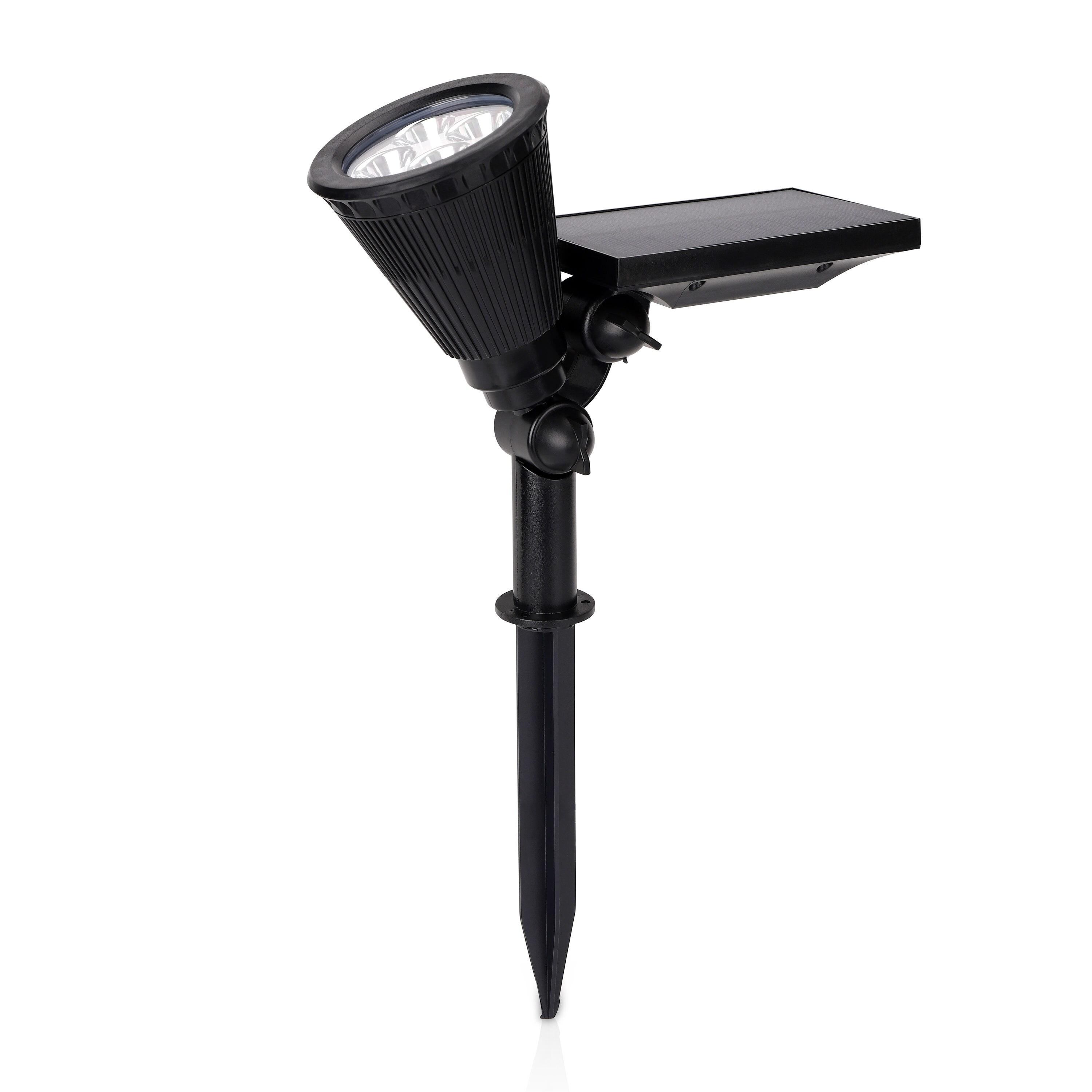 Outdoor Solar Adjustable Landscape LED Spot Lights (Set of 2)