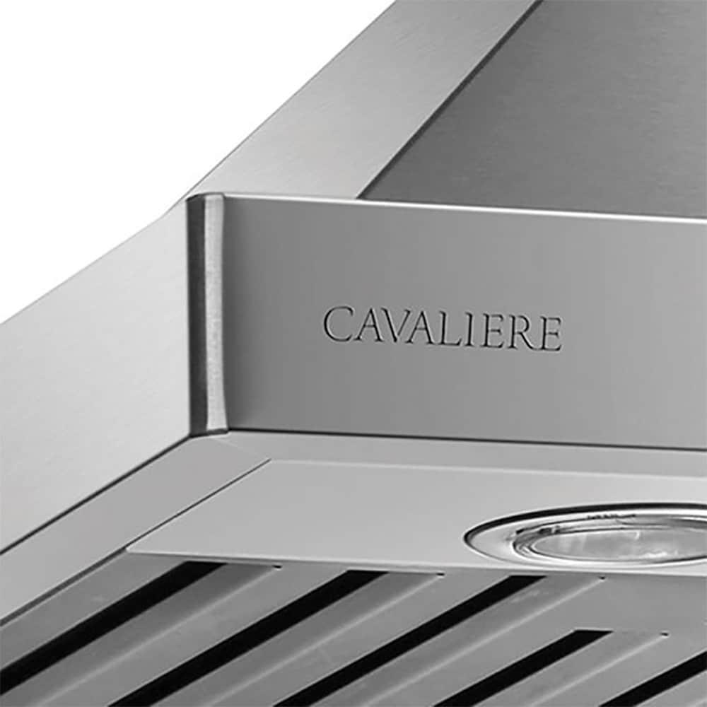 CAVALIERE 30" inch 462 CFM Convertible Digital Wall Mount Range Hood Included Charcoal Filter in Stainless Steel