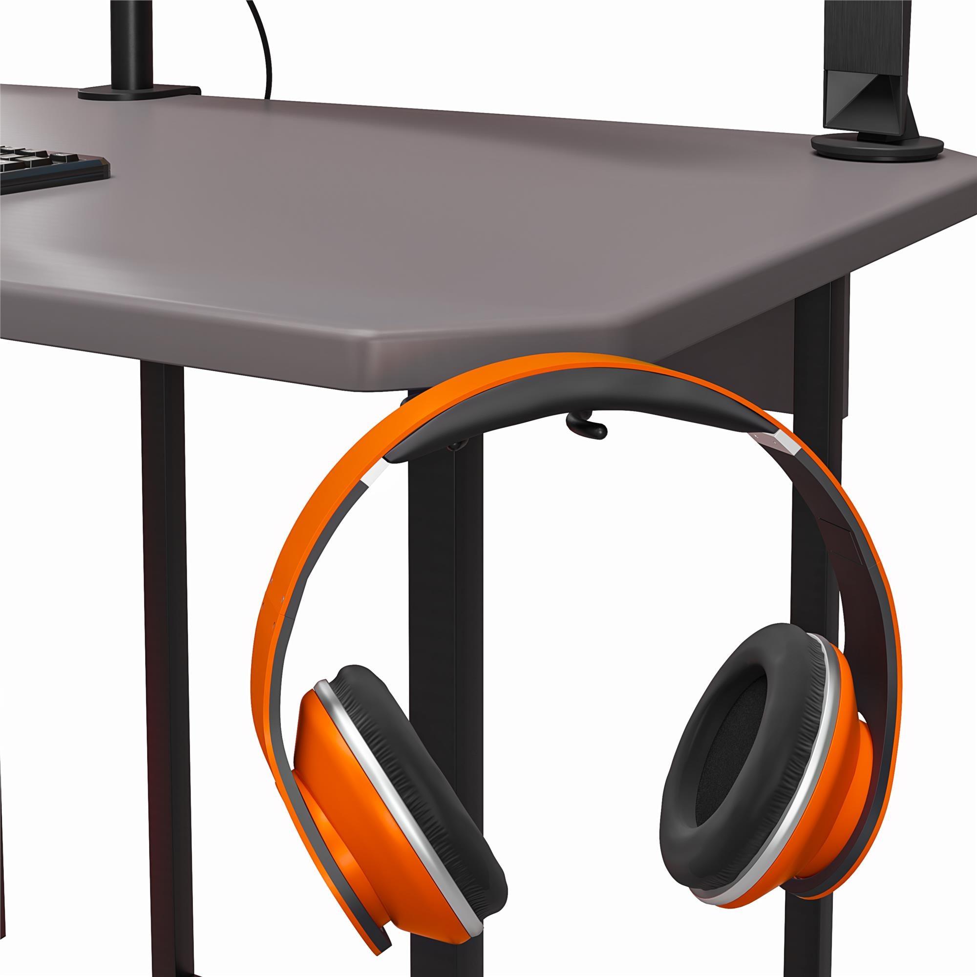 Quest Gaming L-Desk with CPU Stand