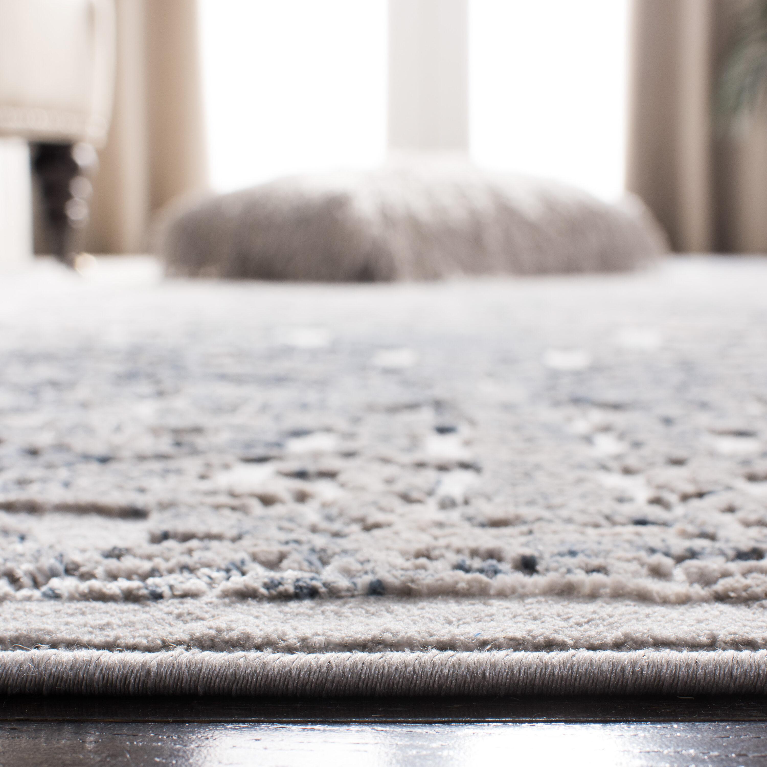 Invista INV403 Power Loomed Area Rug - Grey/Blue - 8'x10' - Safavieh.