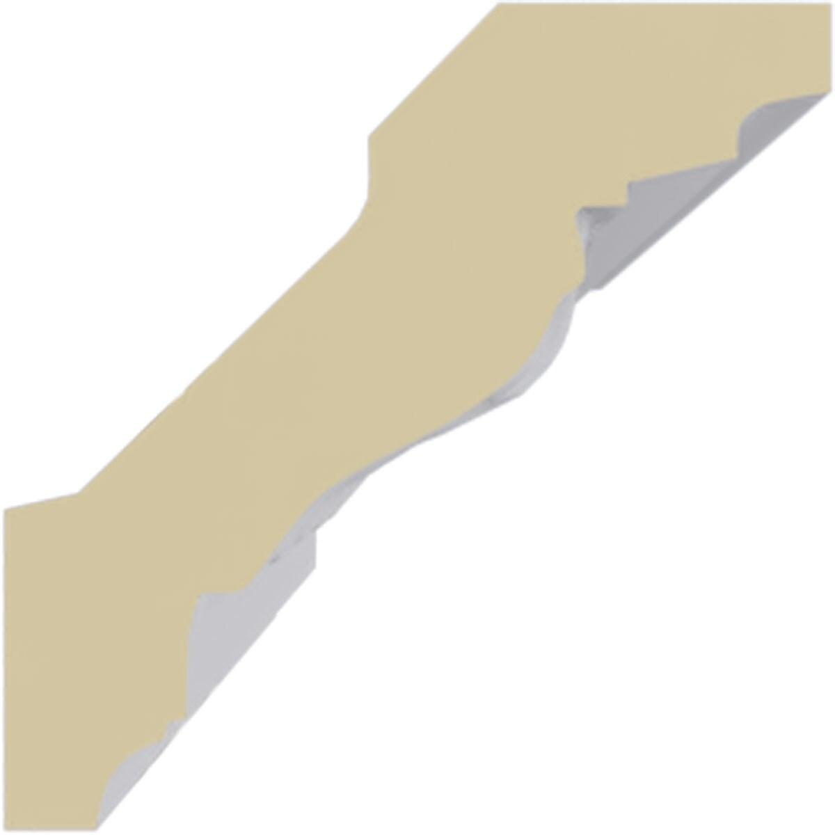 Ekena Millwork 2 1/2"H x 2 1/2"P x 3 1/2"F x 94 1/2"L Orion Crown Moulding