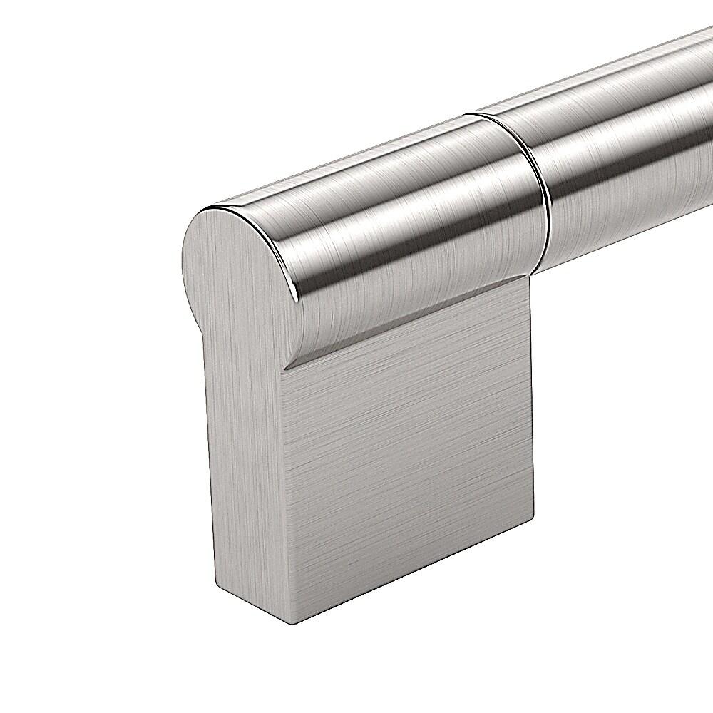 Brushed Nickel Modern Cabinet and Drawer Pull Handle