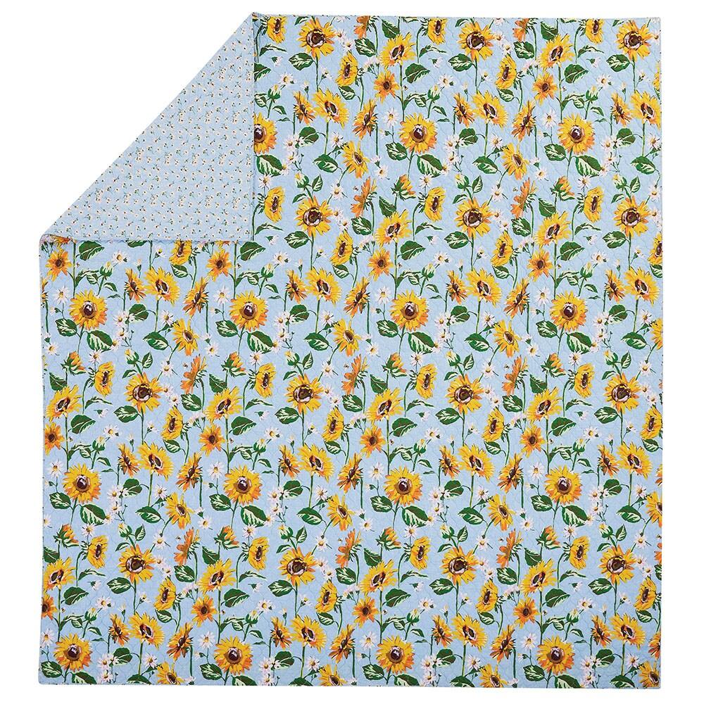 Vera Bradley Sunflower Sky 3 Piece Quilt Set