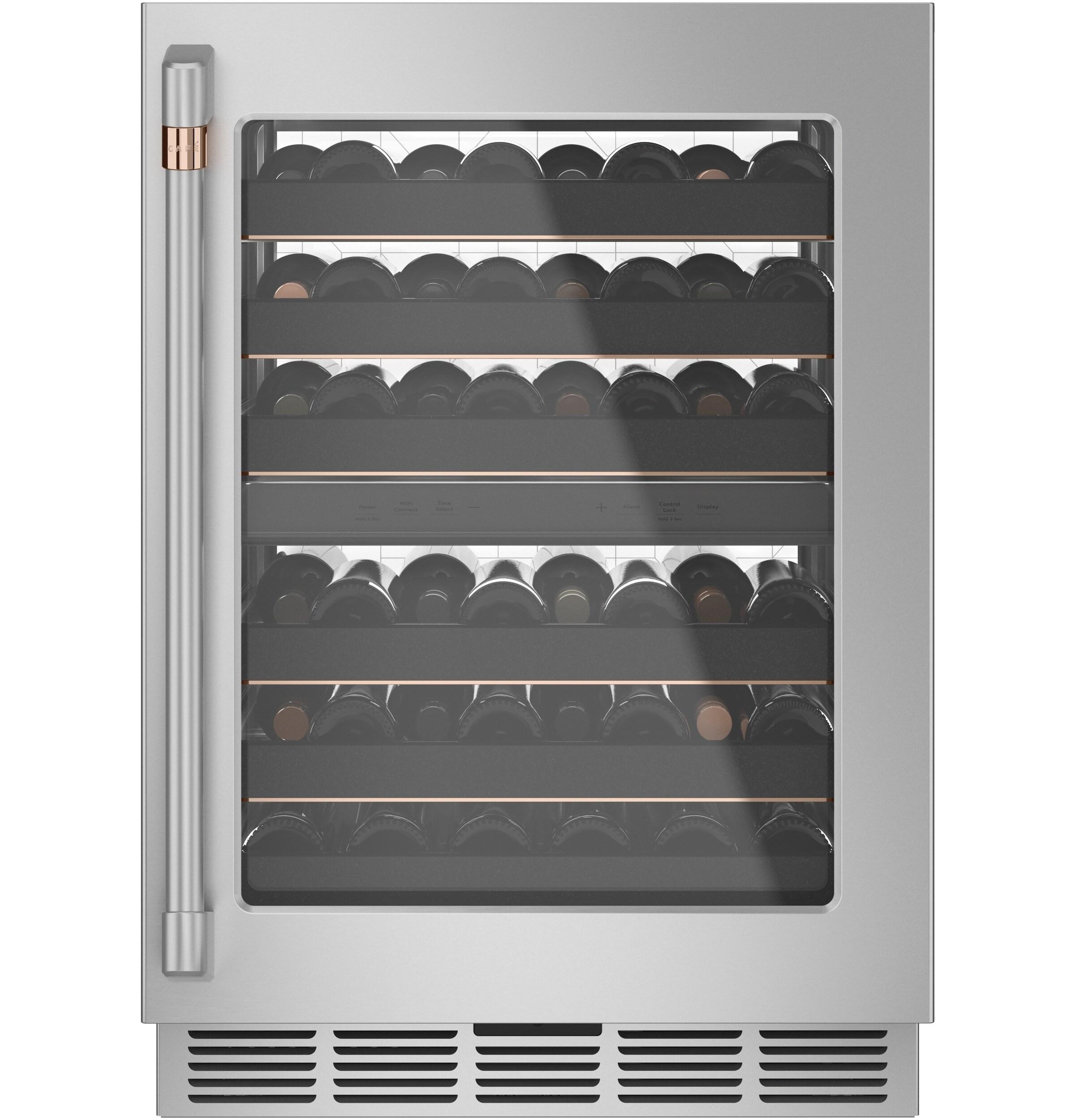 Smart Appliances 46 Bottle Dual Zone Convertible Wine and Beverage Refrigerator with WiFi
