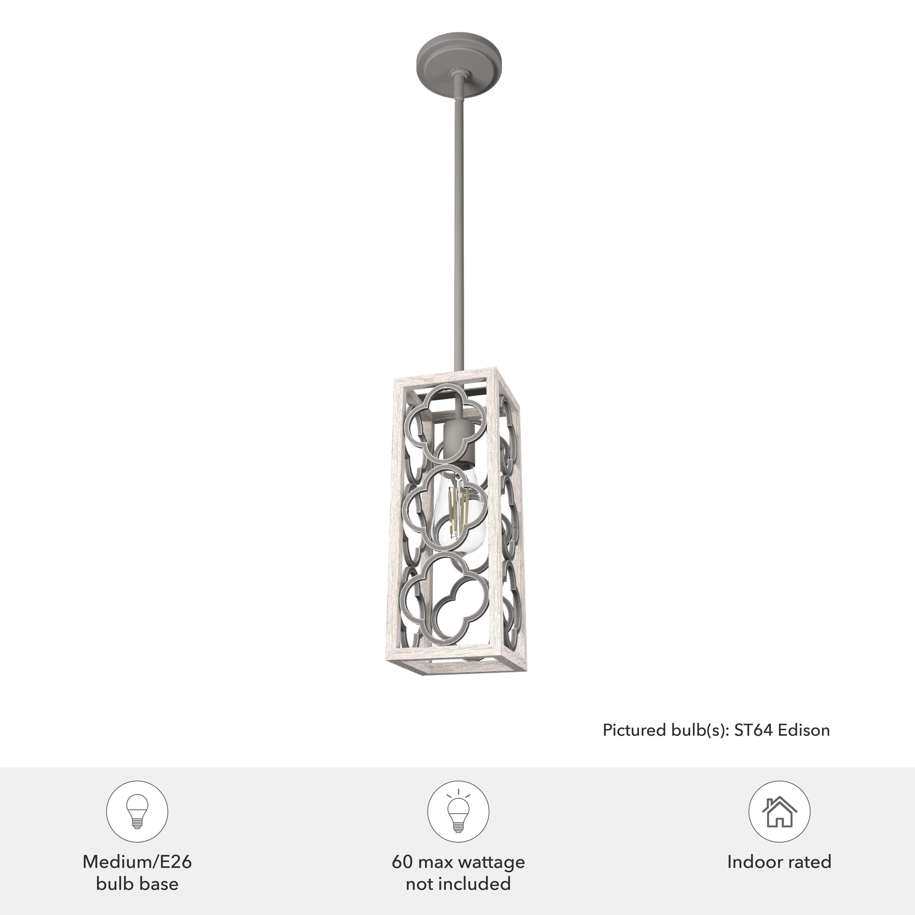 Gablecrest 1 - Light Single Rectangle Pendant