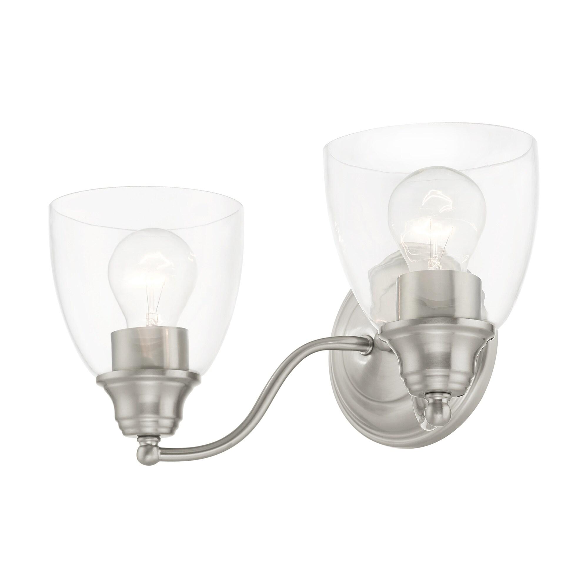 Livex Lighting Montgomery 2 - Light Vanity in  Brushed Nickel