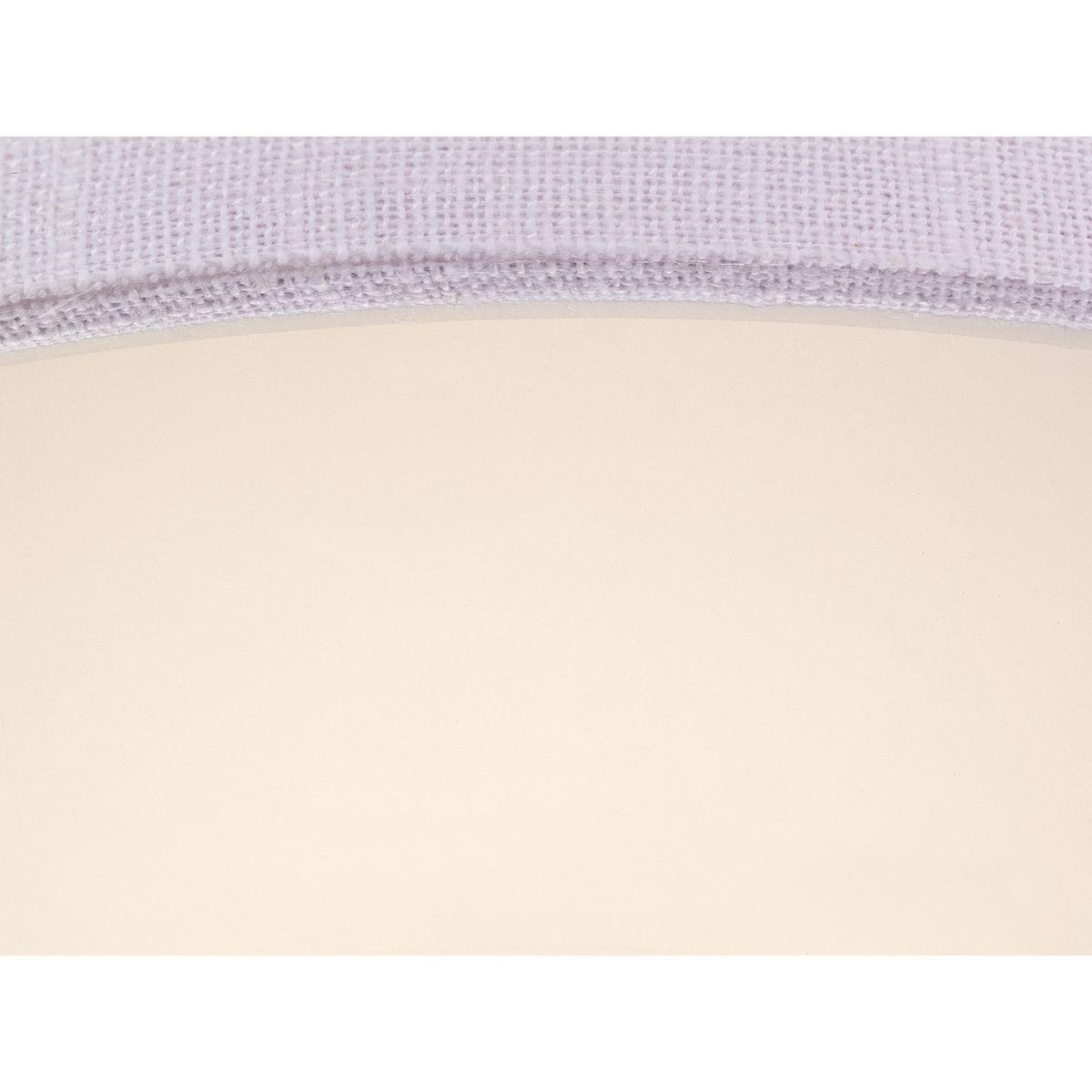 Progress Lighting, Inspire Collection, 2-Light Semi-Flush, Brushed Nickel, Etched Glass with Summer Linen Shade