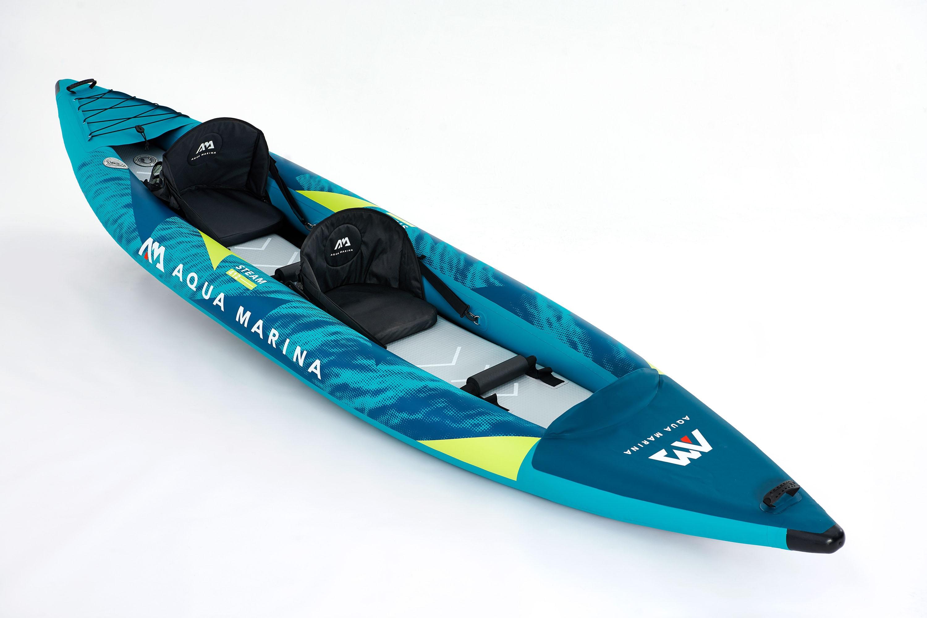 Aqua Marina Steam 13.6" Versatile Whitewater 2 Person Inflatable Kayaks