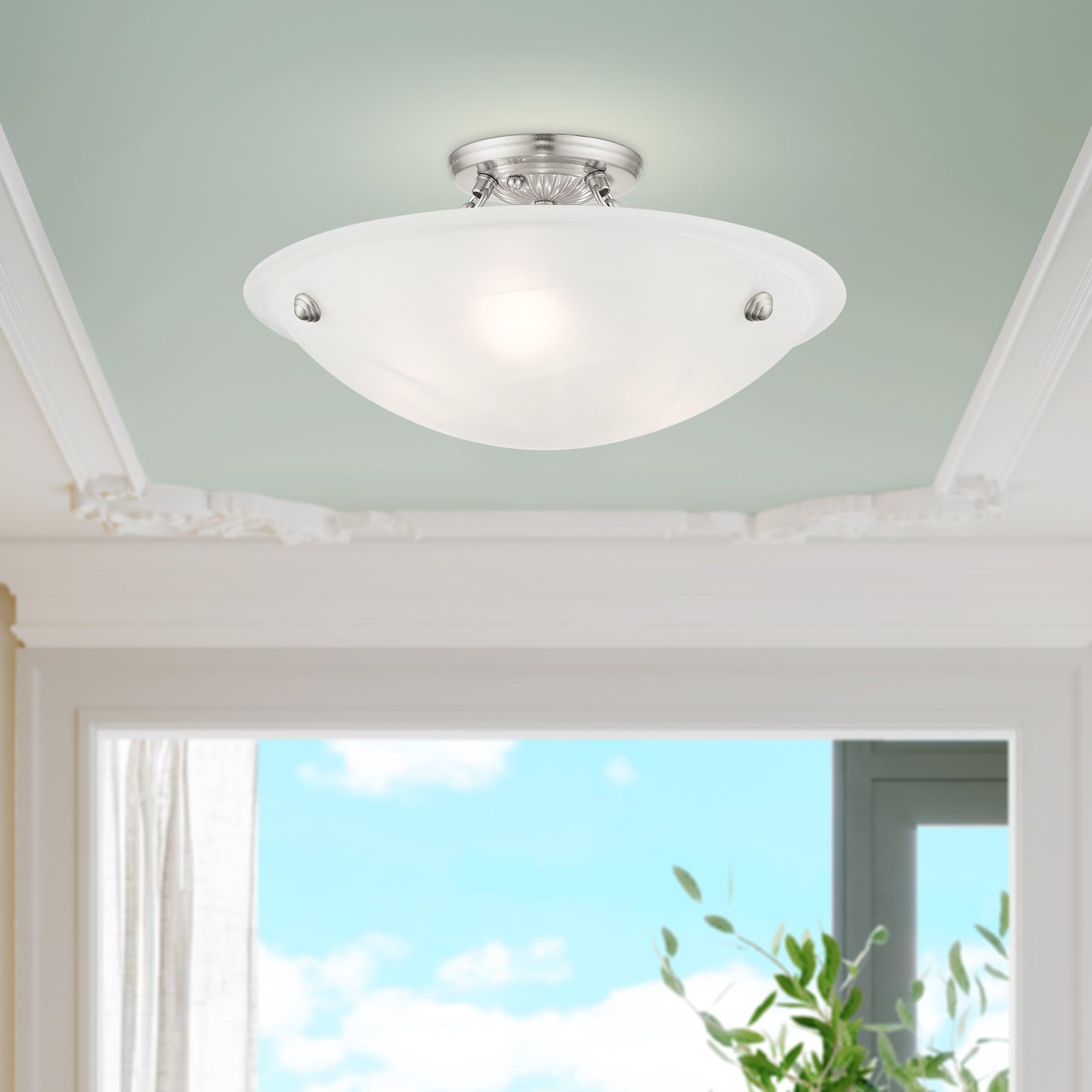 Livex Lighting - Oasis - 3 Light Flush Mount in Contemporary Style - 16 Inches
