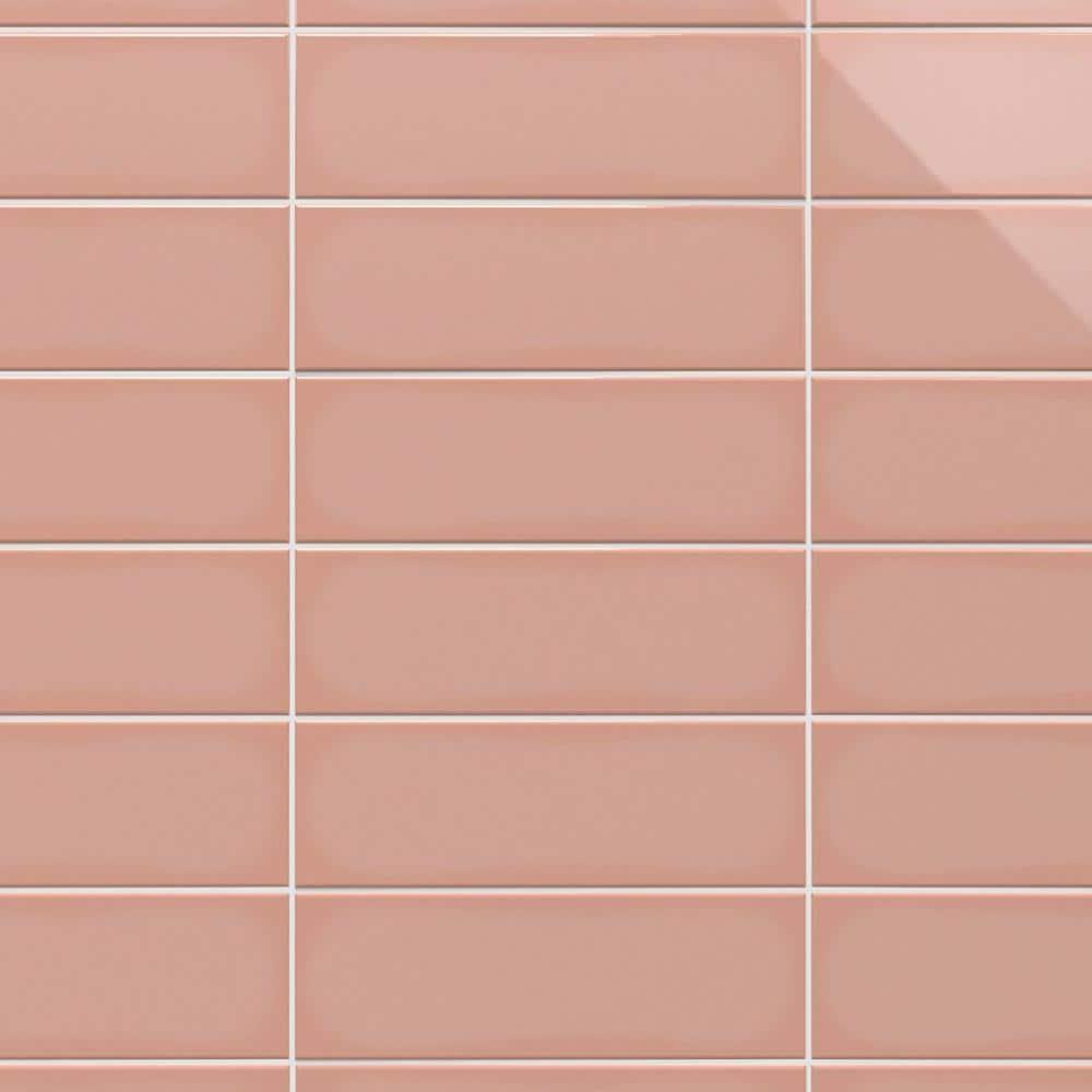 Remington 3.93 in. x 11.81 in. Polished Porcelain Subway Wall Tile (13.55 Sq. Ft. / Case)