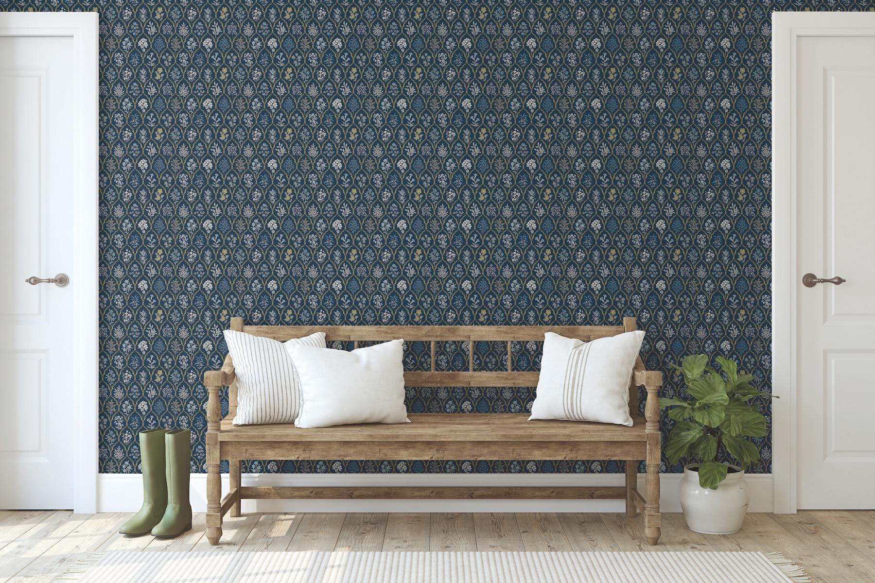Rifle Paper Co. Hawthorne 27' x 27" Wallpaper