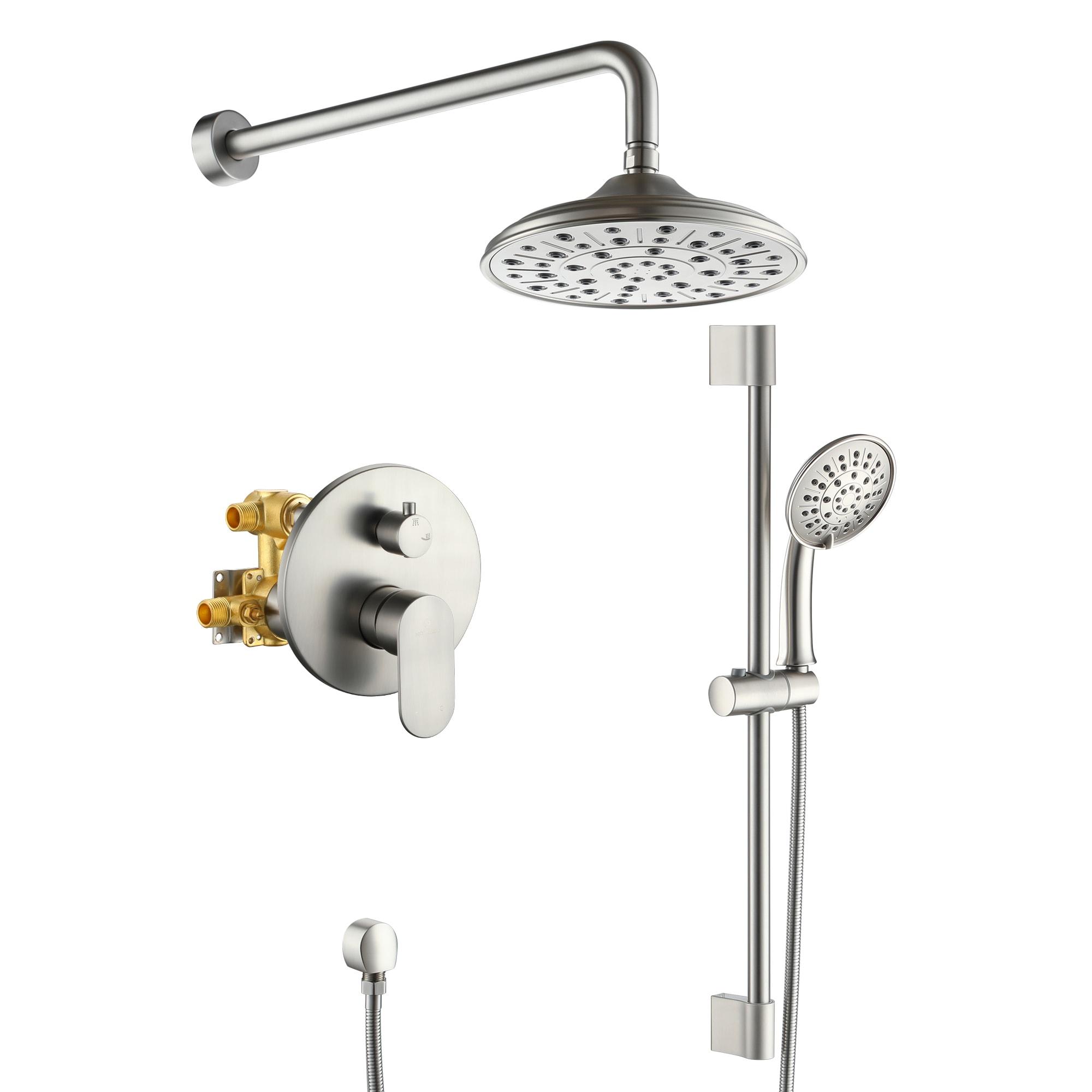 Calliope Wall Mounted 2-Function Retro Pressure-Balanced Shower System with 3 Setting Handheld