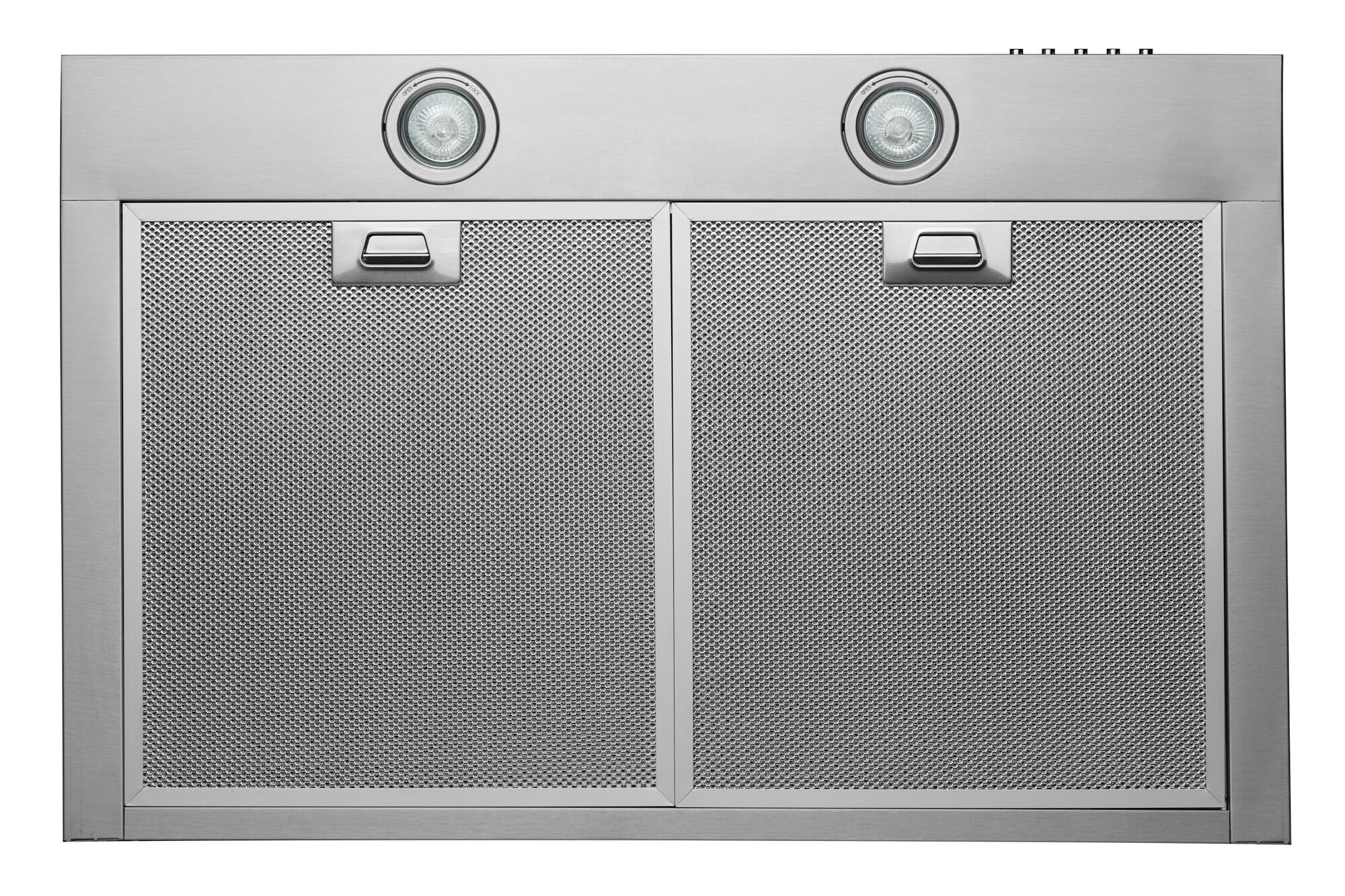 Hauslane Hauslane Wall Mount Range Hood 30 Inch | Wall Chimney | 6” Duct/Ductless Convertible, Strong Suction, Six-layer Aluminum Filters, Changeable LED Lamps, Stove Kitchen Vent Hood WM-530SS-30B