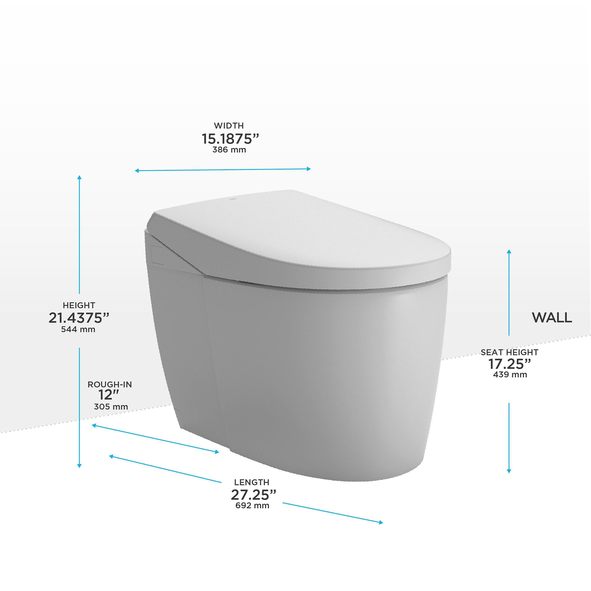 Neorest® Elongated Floor Mounted Bidet Toilet (Seat Included)