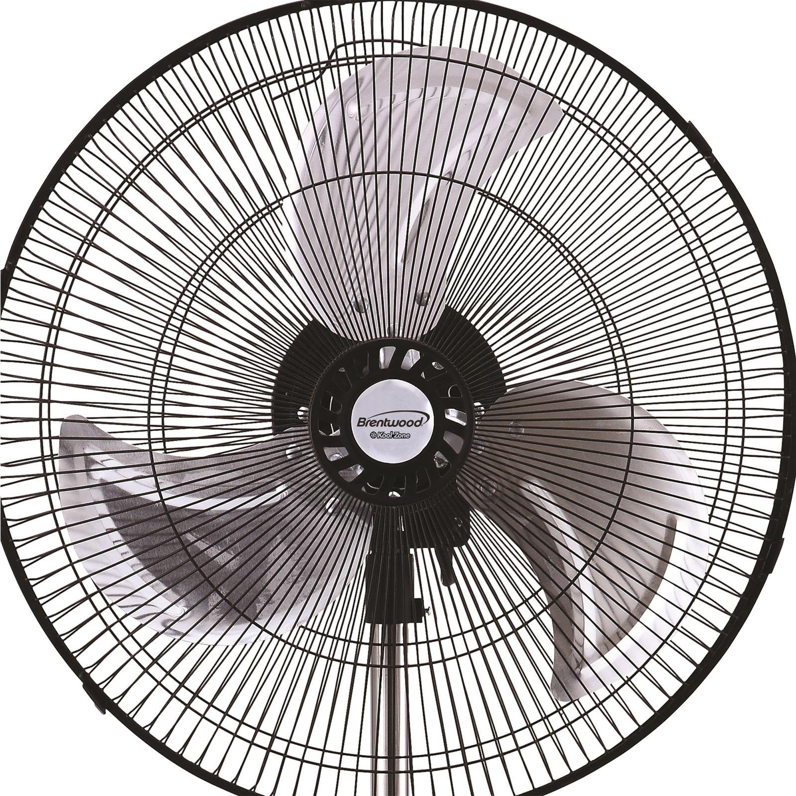 Brentwood Kool Zone 18 Inch 3 Speed Industrial Stand Fan