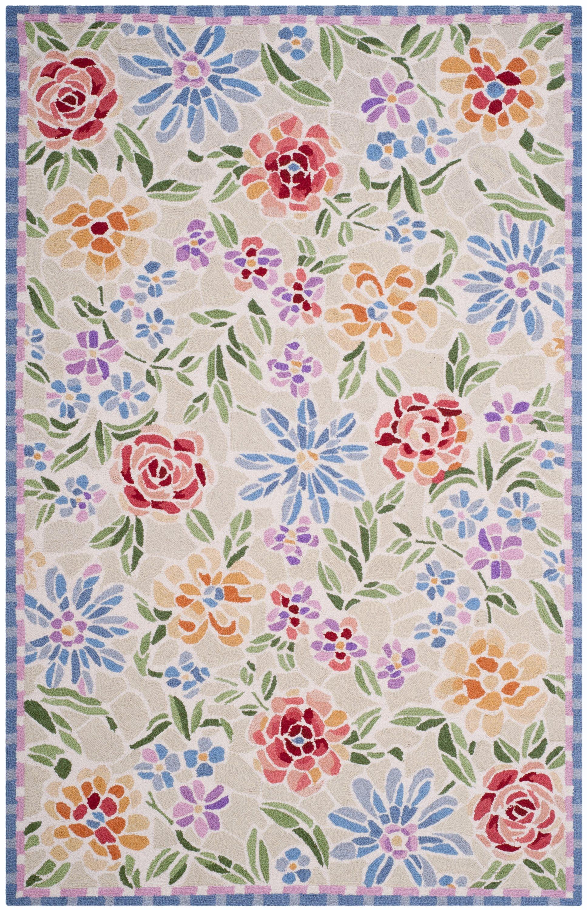 Chelsea HK214 Handmade Area Rug - 5'3"x8'3" - Ivory - Safavieh