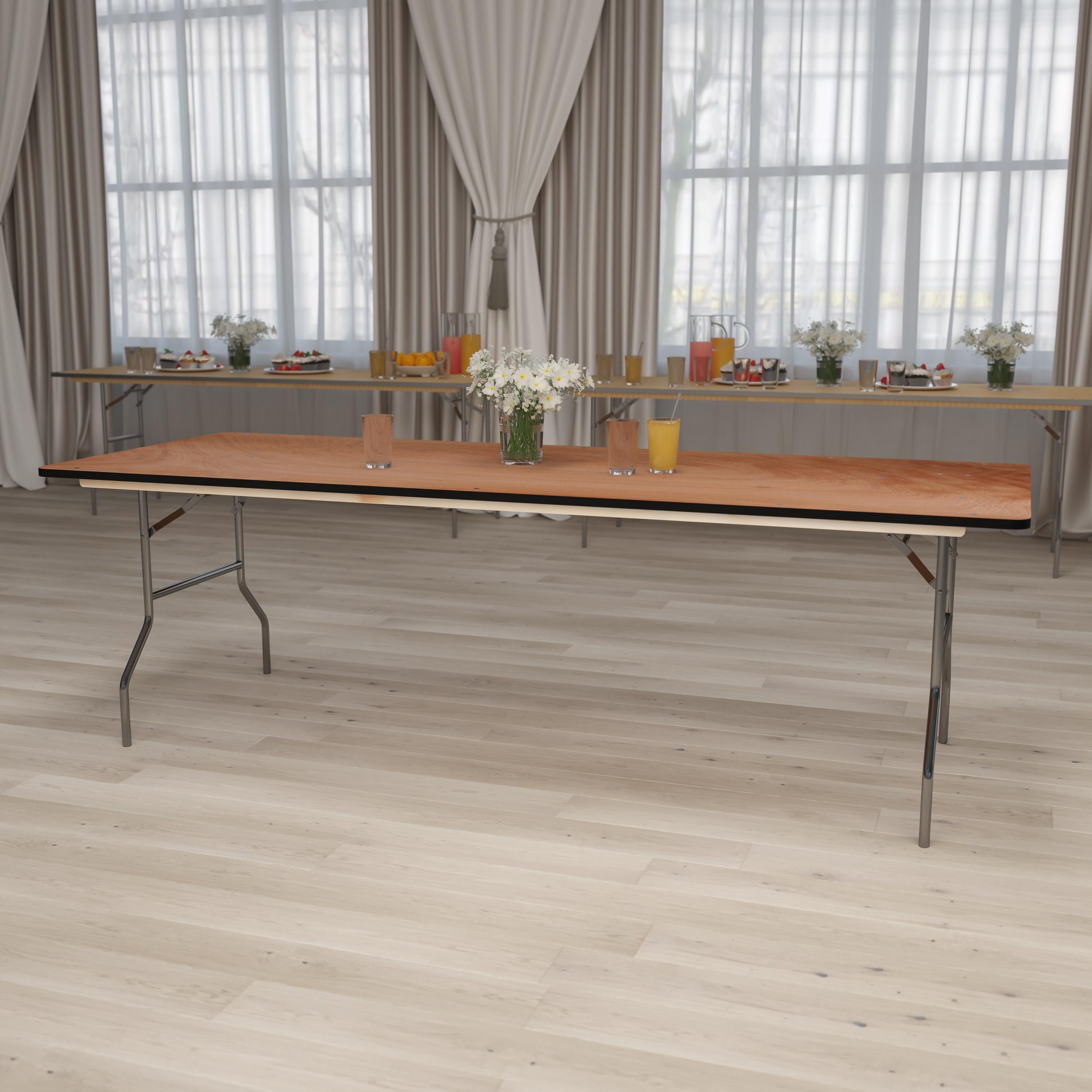 Flash Furniture Marcott Rectangular Wood Folding Event Table by Flash Furniture