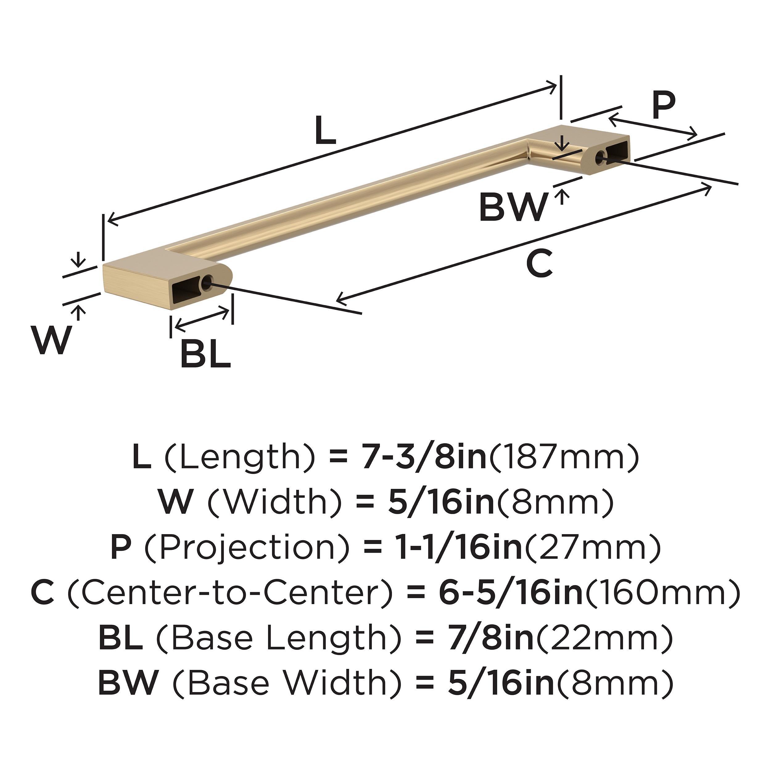 6 5/16" Center Handle Pull Multipack