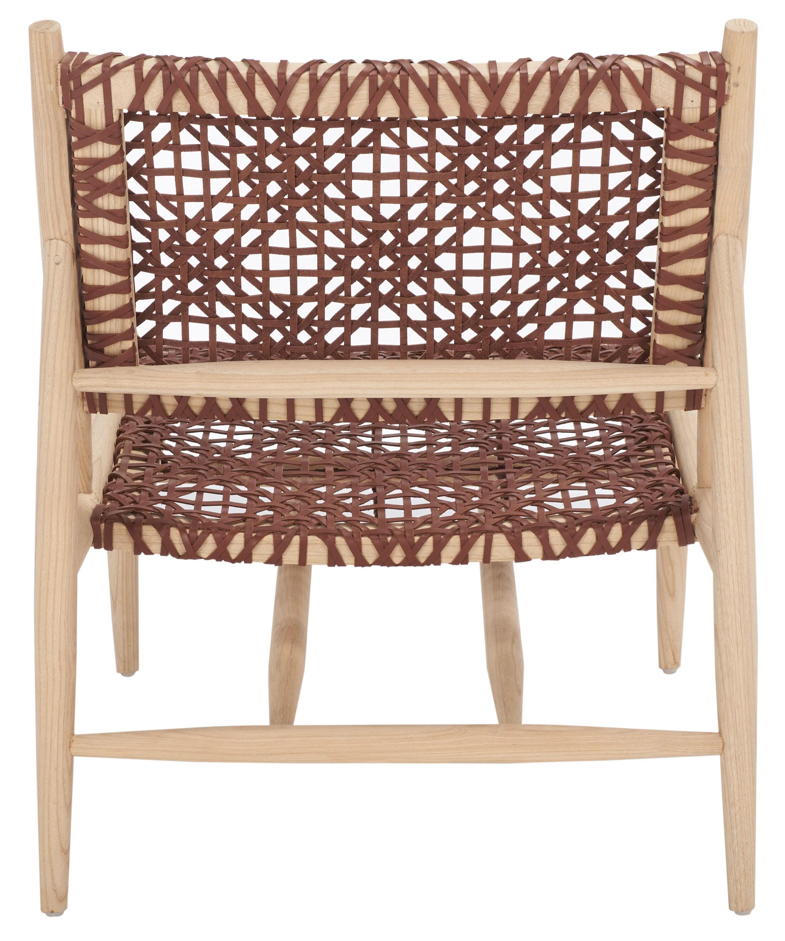 Kazbah Genuine Leather Side Chair