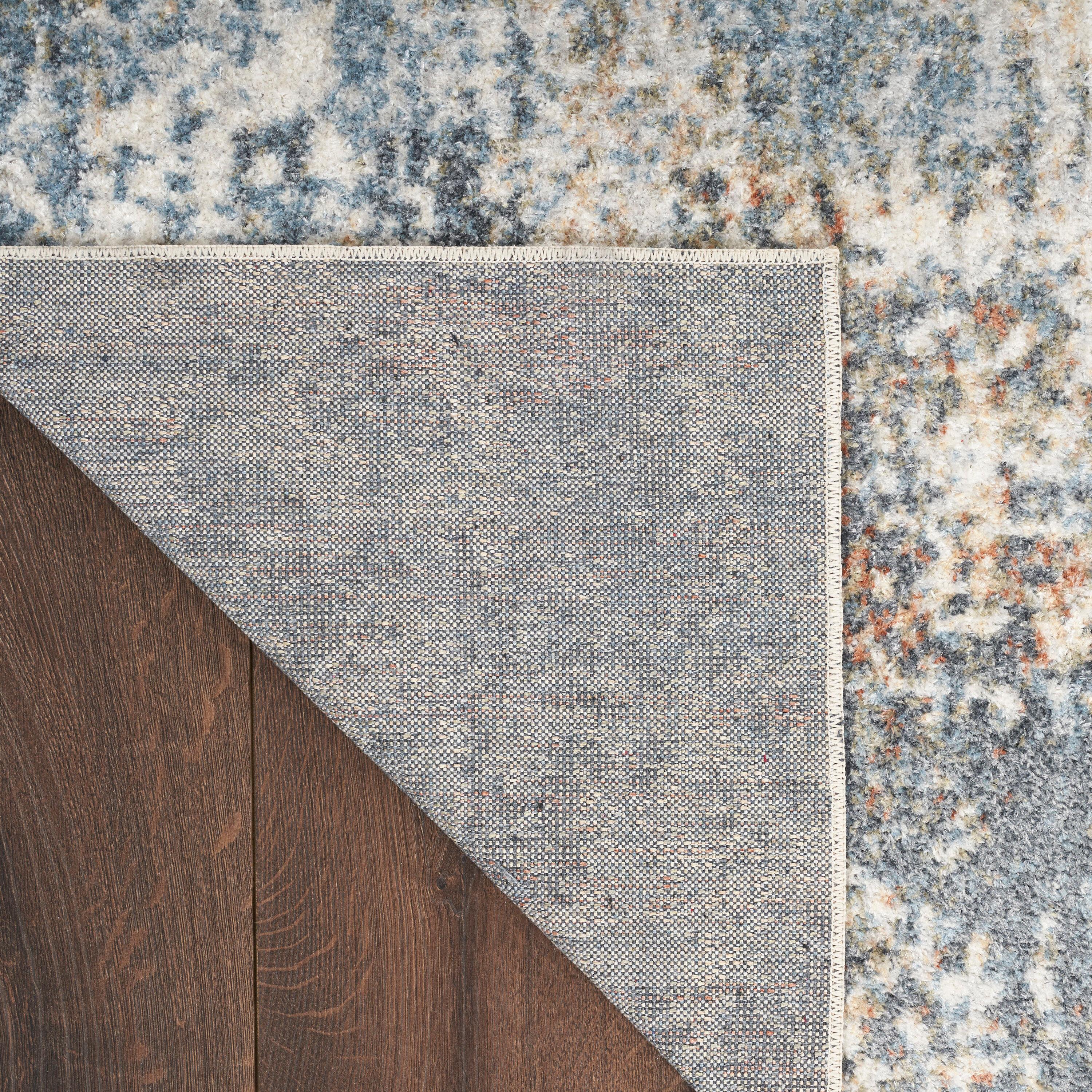 Nourison Astra Machine Washable 2'2" x 8' Multicolor Modern Indoor Bathroom, Kitchen Runner Rug