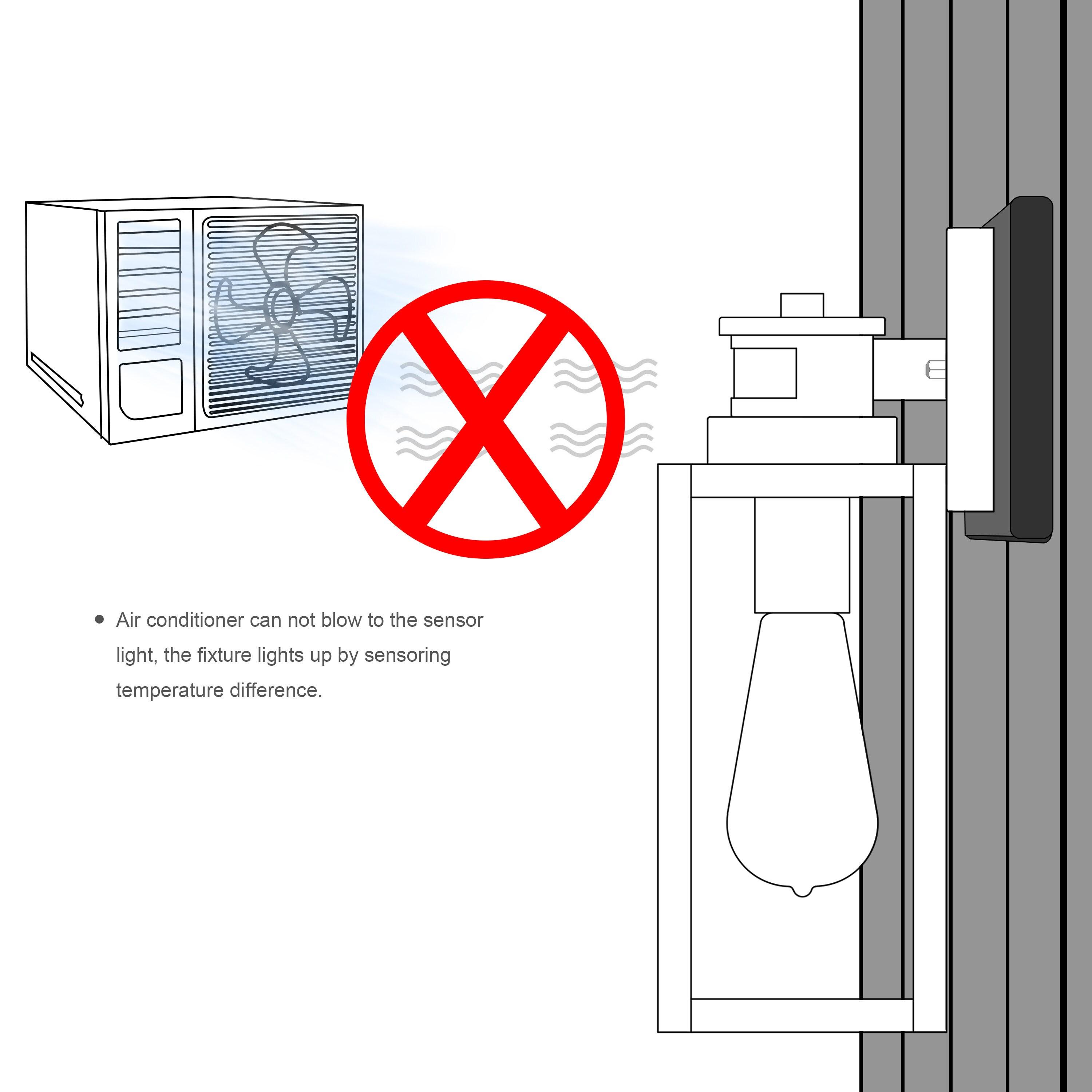 C Cattleya 2-Pack Matte Black Motion Sensor and Dusk to Dawn Outdoor Wall Lantern
