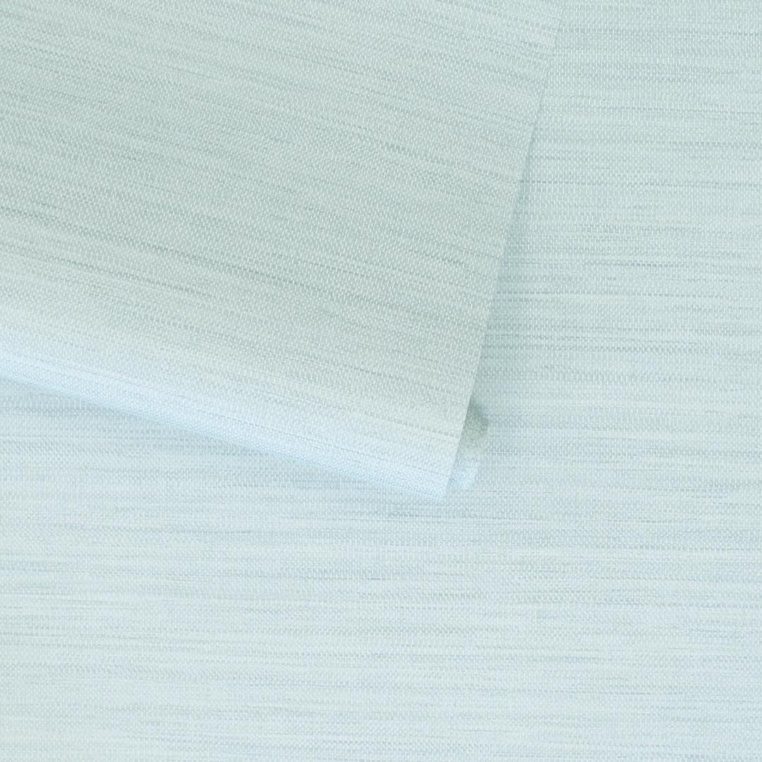 Tempaper & Co.® Faux Horizontal Grasscloth Removable Peel and Stick Wallpaper, Textured Seaglass, 56 sq ft: Vinyl, Prepasted