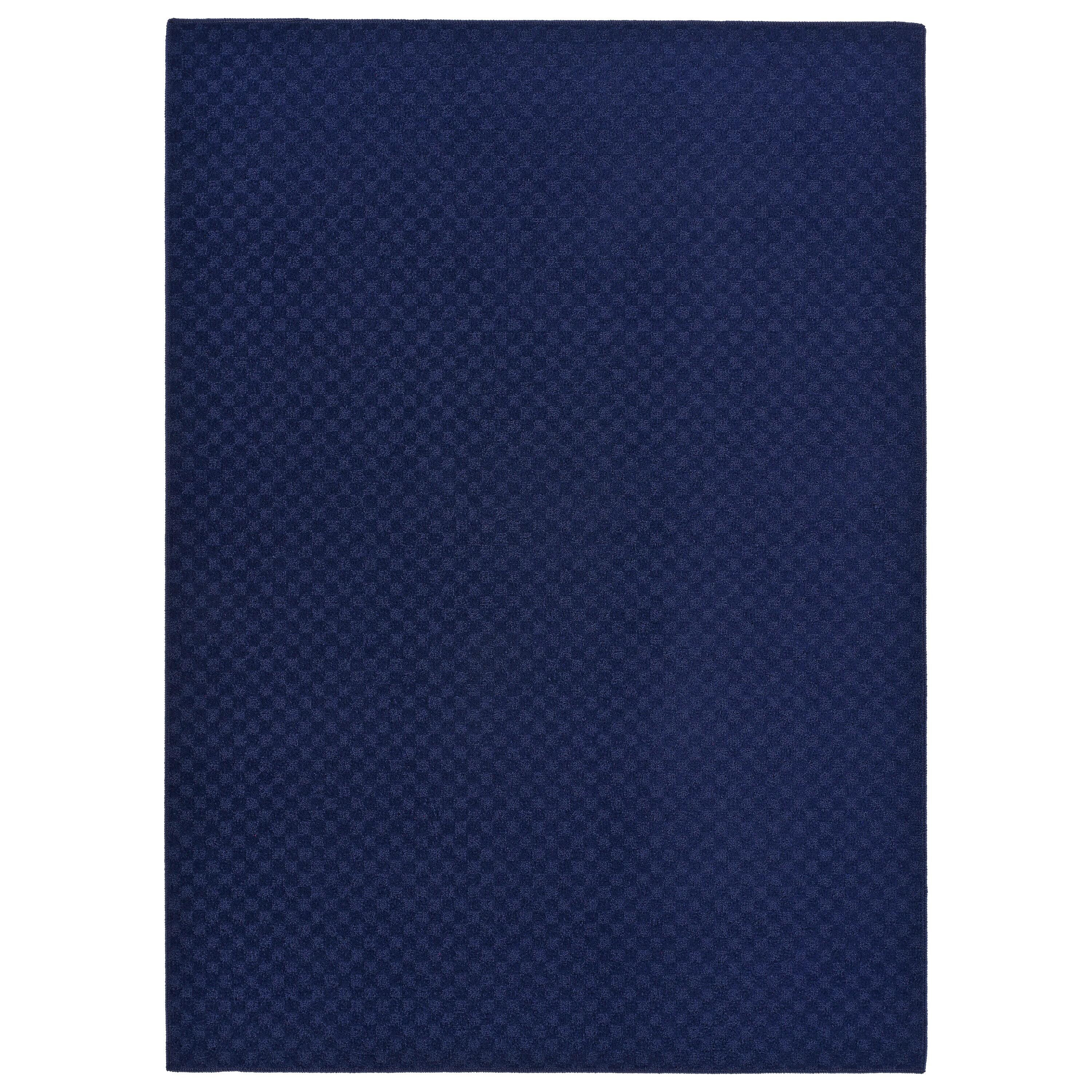 Garland Rug Medallion Navy Indoor Area Rug, 5' x 7'