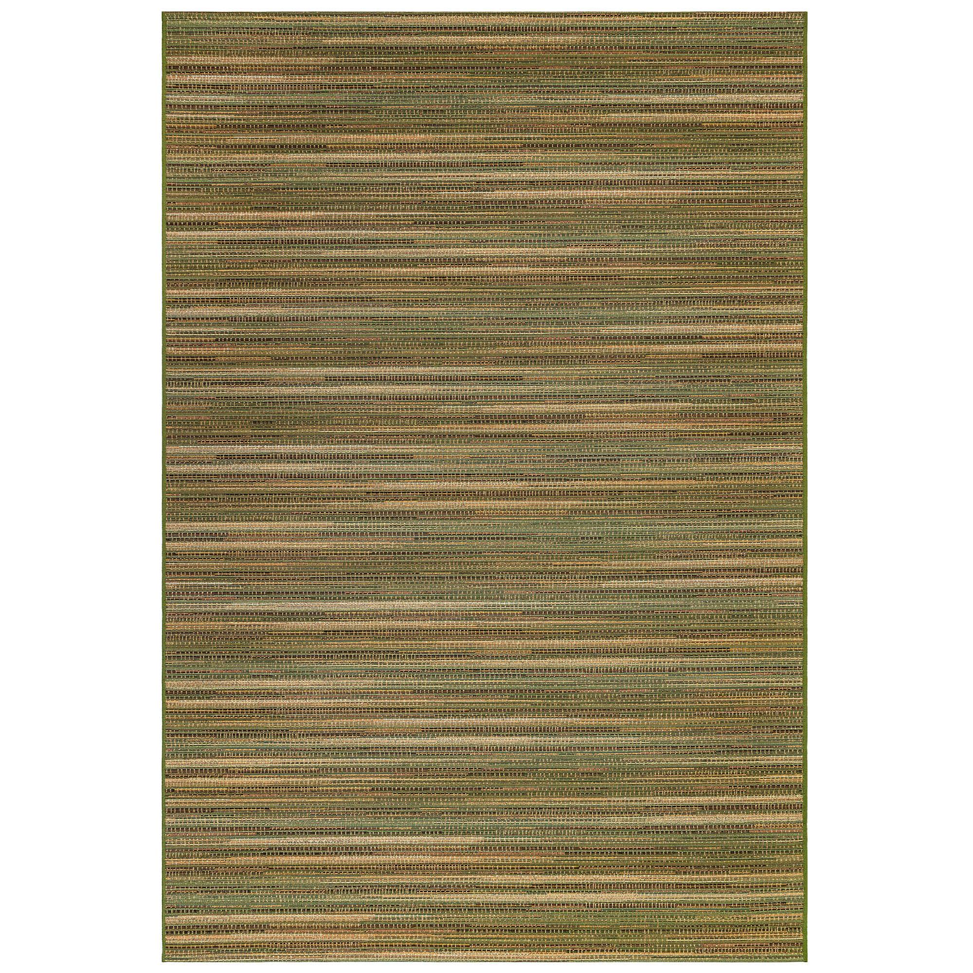 Liora Manne Marina Stripes Indoor/Outdoor Rug Green 3'3" x 4'11"