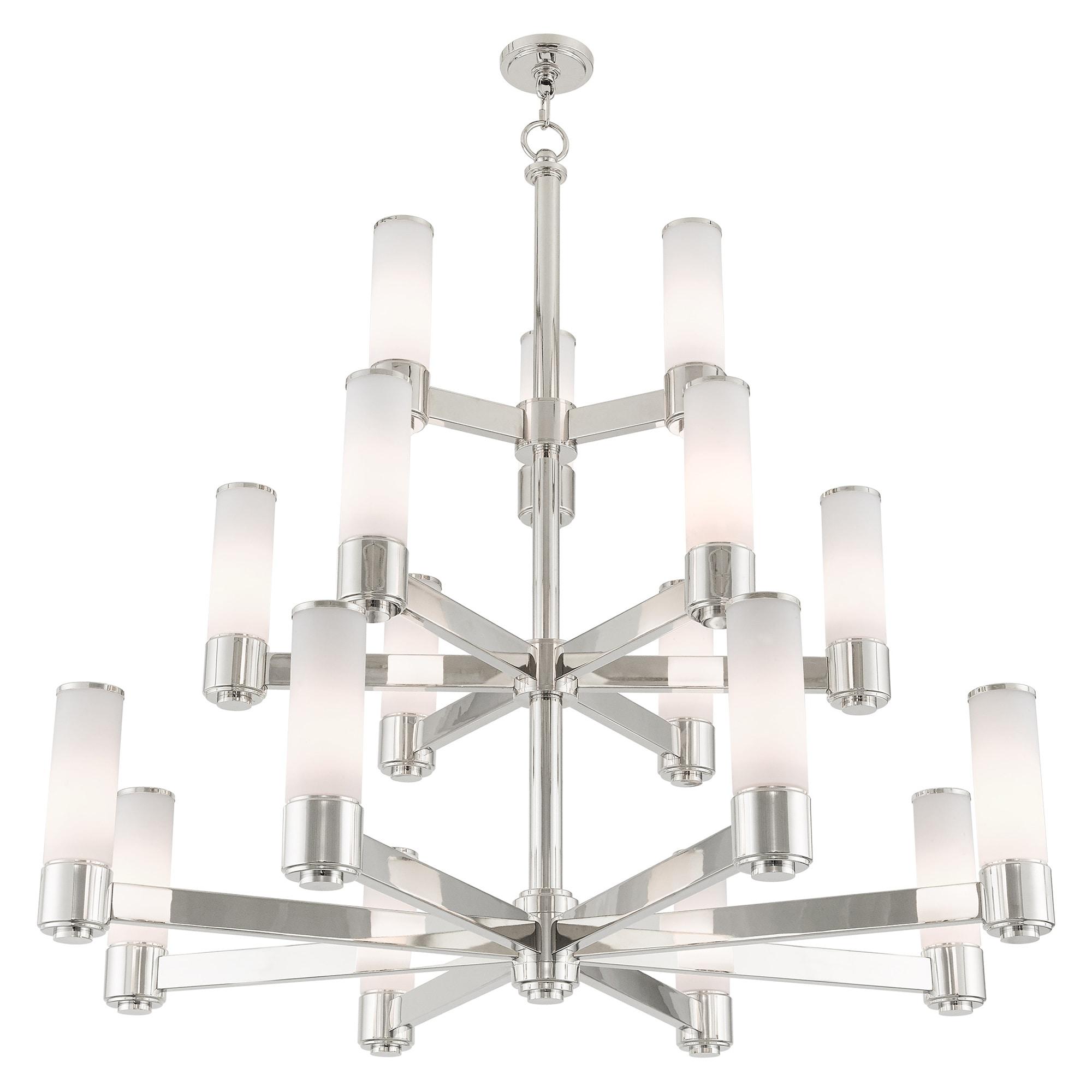 Livex Lighting - Weston - 17 Light Foyer Chandelier in Contemporary Style - 44