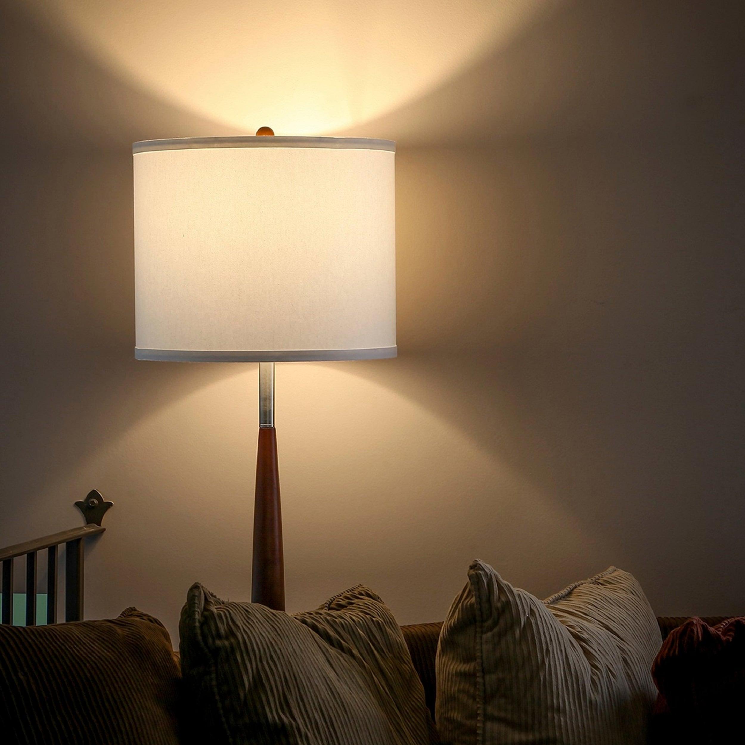Lucas 61 in. Mid-Century Modern 1-Light LED Energy Efficient Floor Lamp