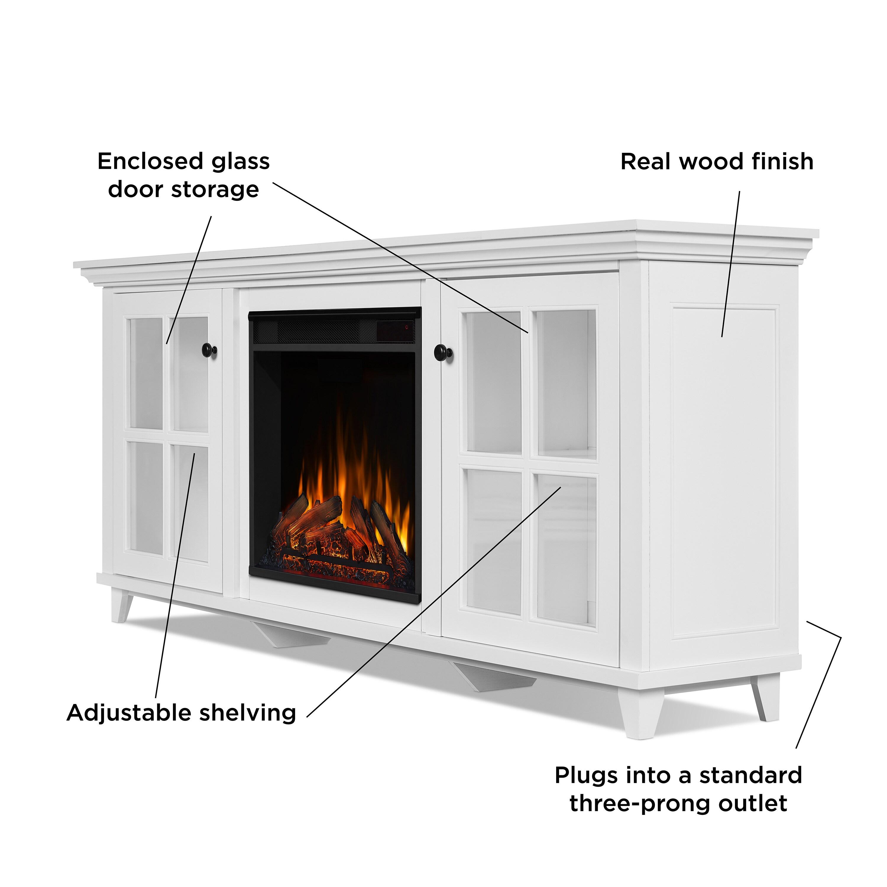Real Flame Norwell 73" TV Stand with Electric Fireplace by Real Flame