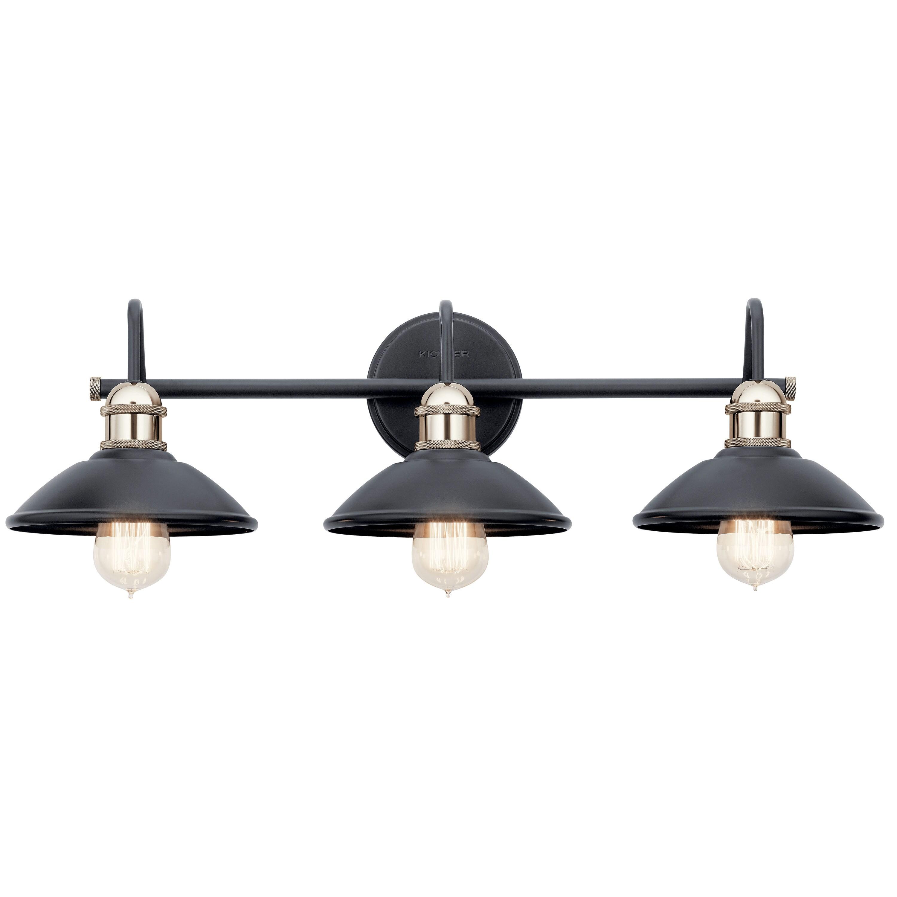 Kichler Lighting Clyde 3 - Light Vanity in  Black