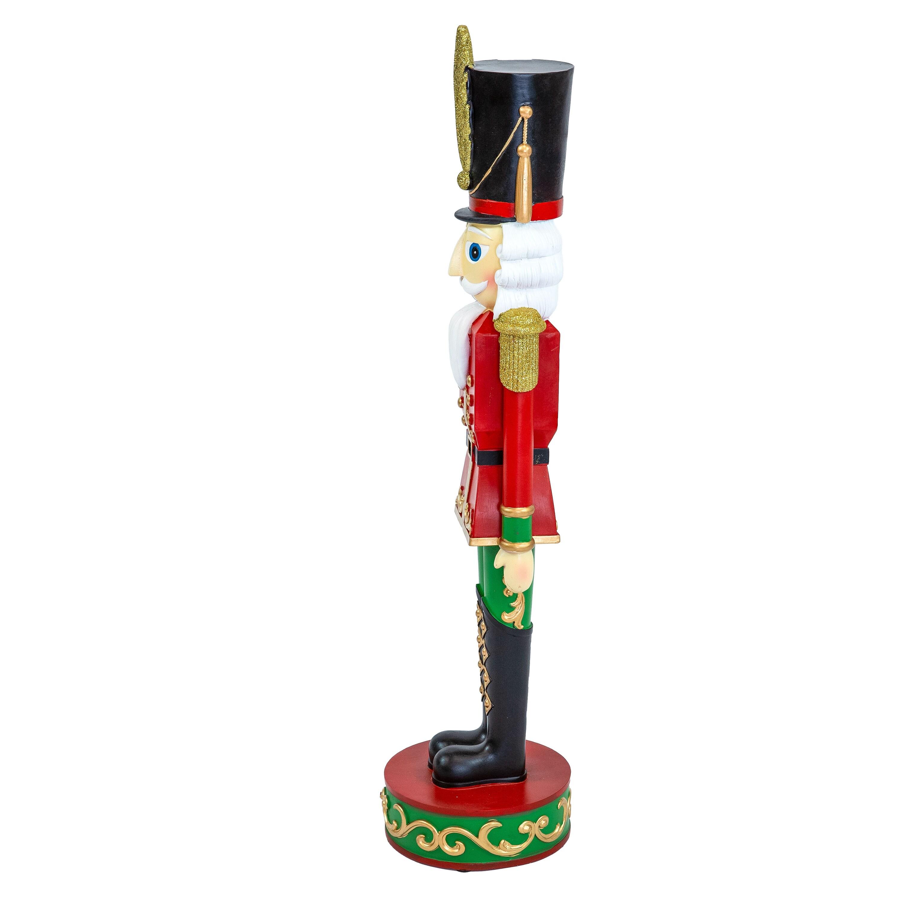 The Holiday Aisle® Kristoff the Christmas Nutcracker Soldier - 2 Statues - 29" (Set of 2)