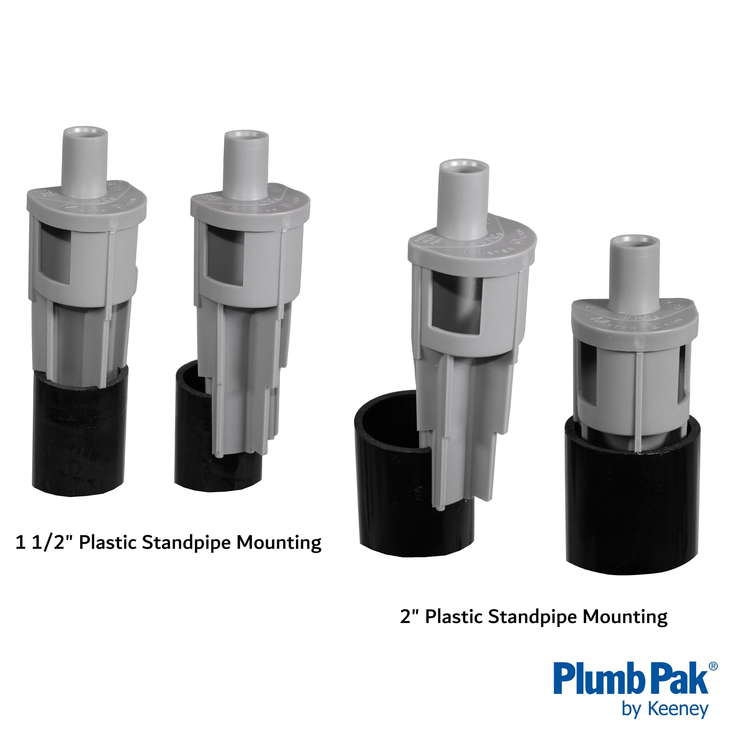 Plumb Pak Air Gap for Standpipes Gray Plastic