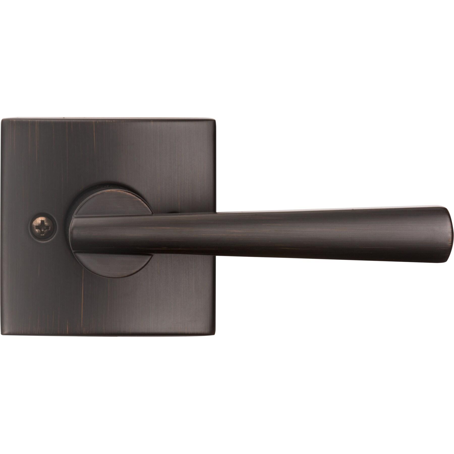 Venetian Bronze Square Backplate Dummy Door Handle