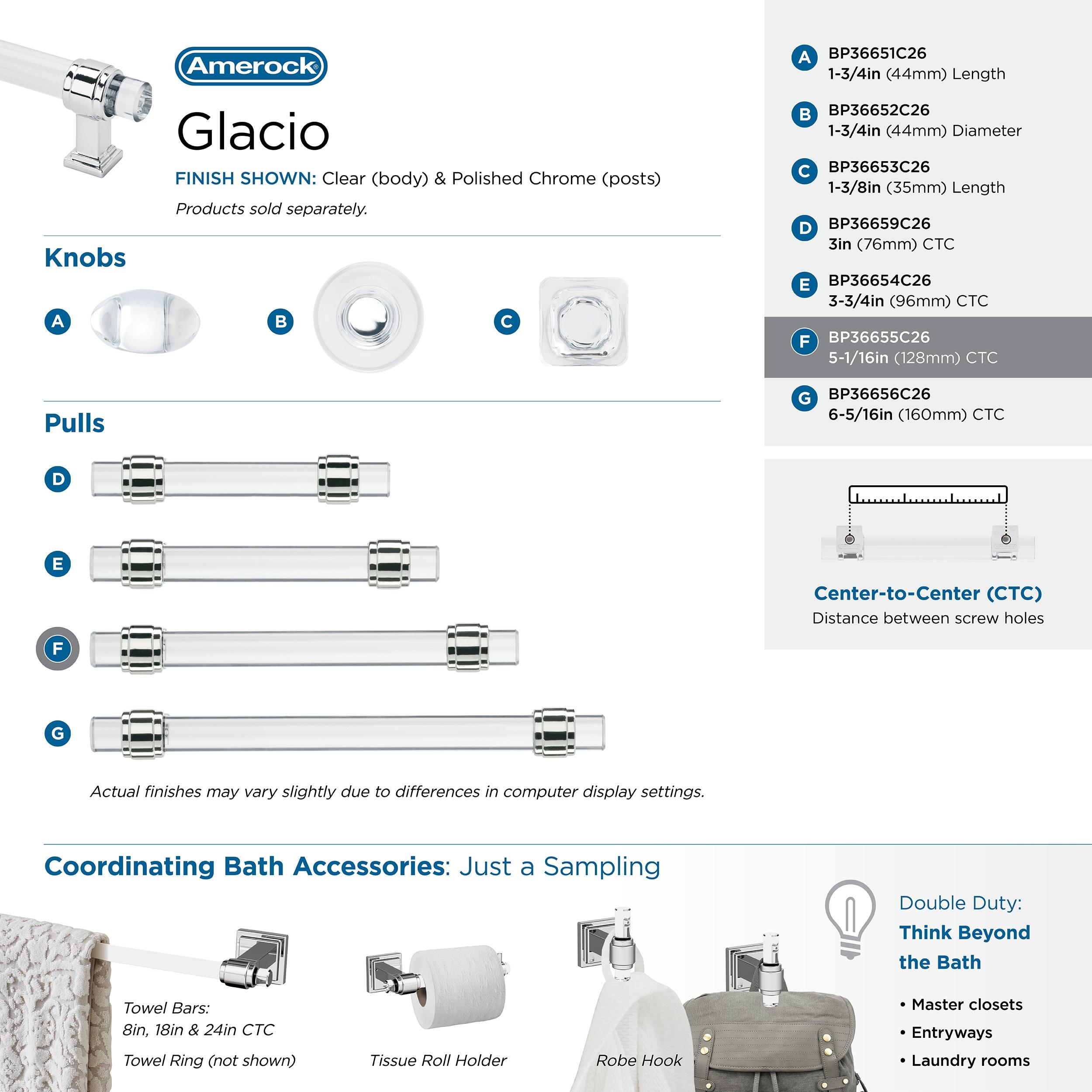 Glacio 5 1/16" Center to Center Bar Pull