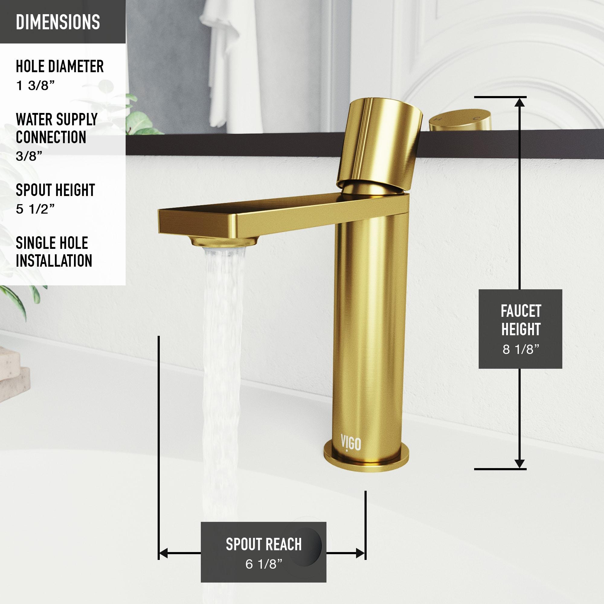 Halsey 7" H Single Handle Single Hole Bathroom Faucet