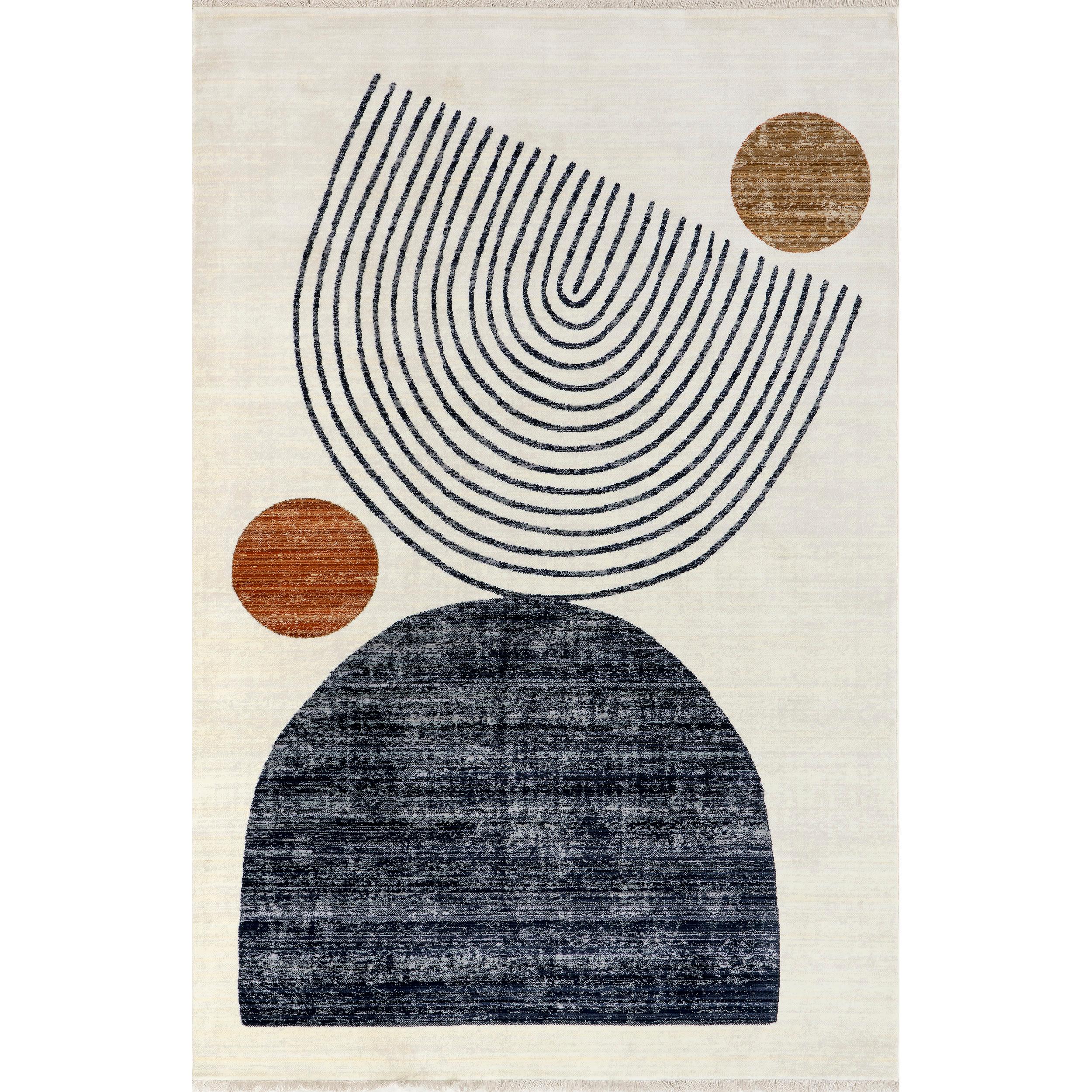 Nuloom Bevin Abstract 4x6 Indoor Area Rug for Living Room Bedroom Dining Room Kitchen, Beige/Multicolor