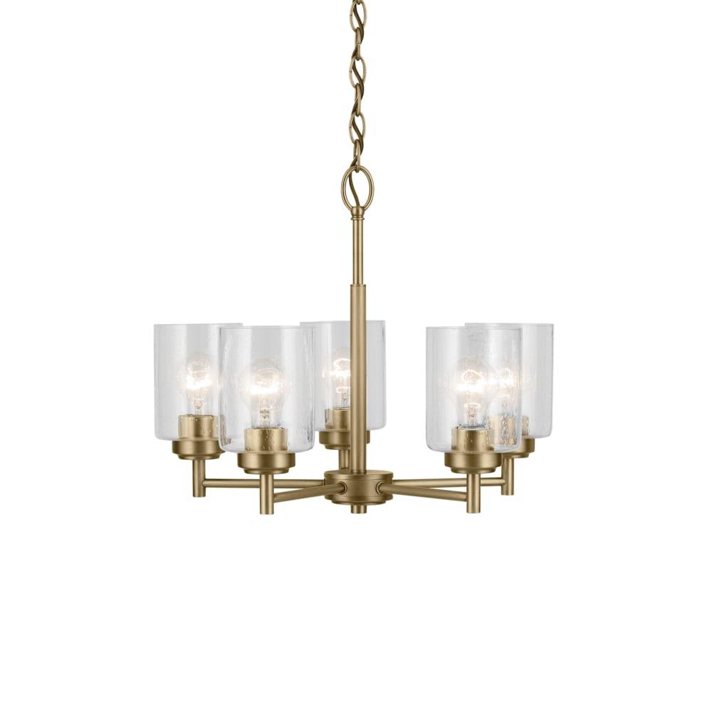 Kichler Lighting Winslow 5 - Light Chandelier in  Natural Brass